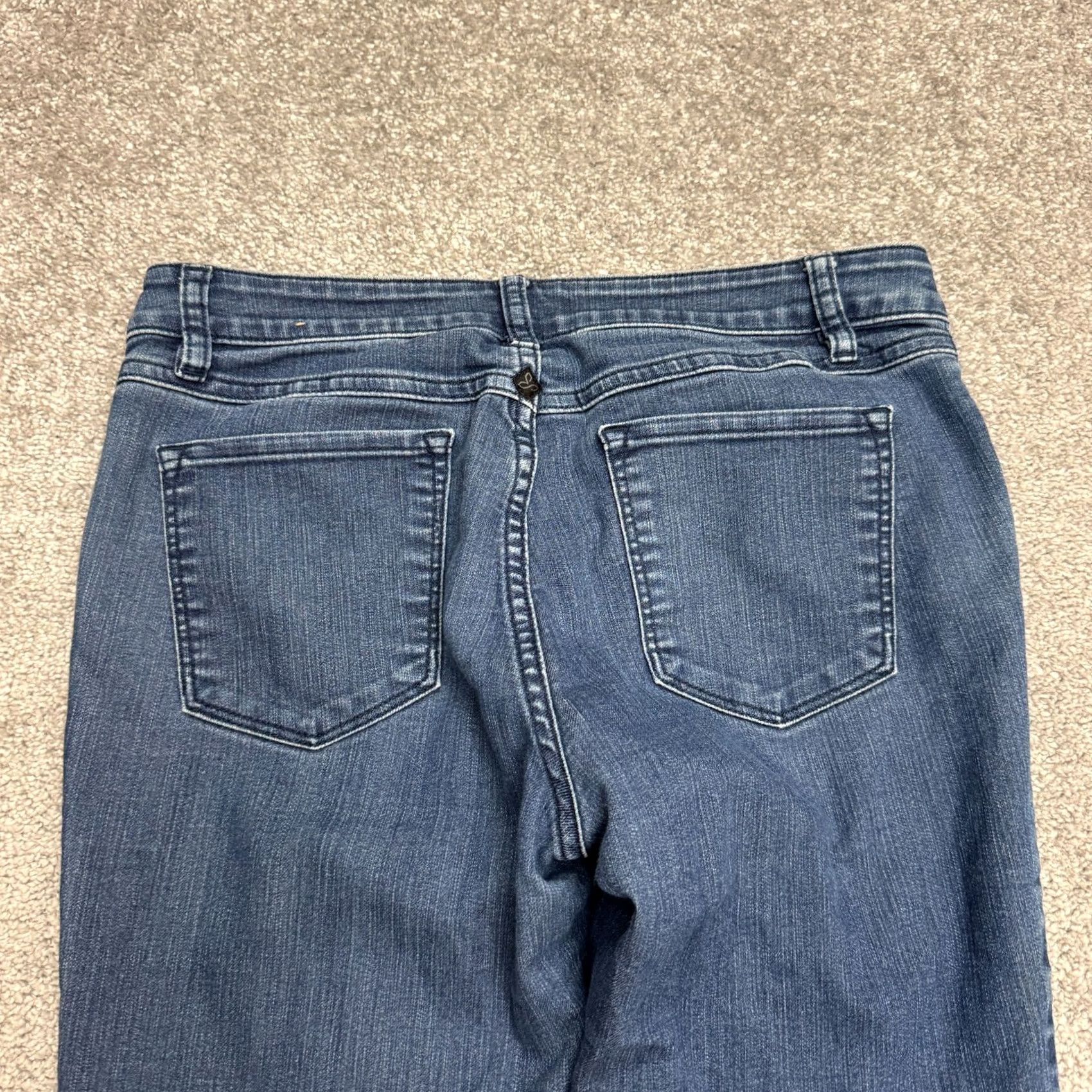 Prana Prana Kayla Mid Rise Skinny Jeans Womens 4/27 Blue Denim Stretch Casual Size 27" / US 4 / IT 40 - 6 Thumbnail