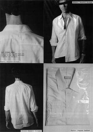 Maison Margiela Maison Martin Margiela SS03 Artisanal Grey Docking Shirt Size US M / EU 48-50 / 2 - 10 Thumbnail