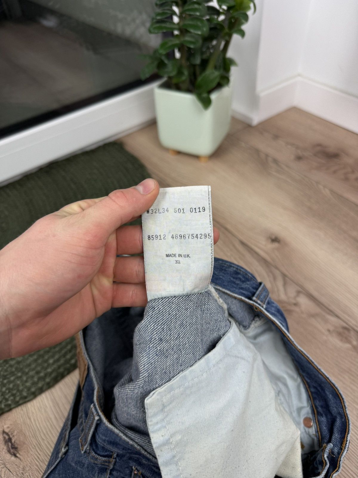 Vintage Levis 501 Faded Original Fit USA Denim Jeans Size US 32 / EU 48 - 11 Thumbnail