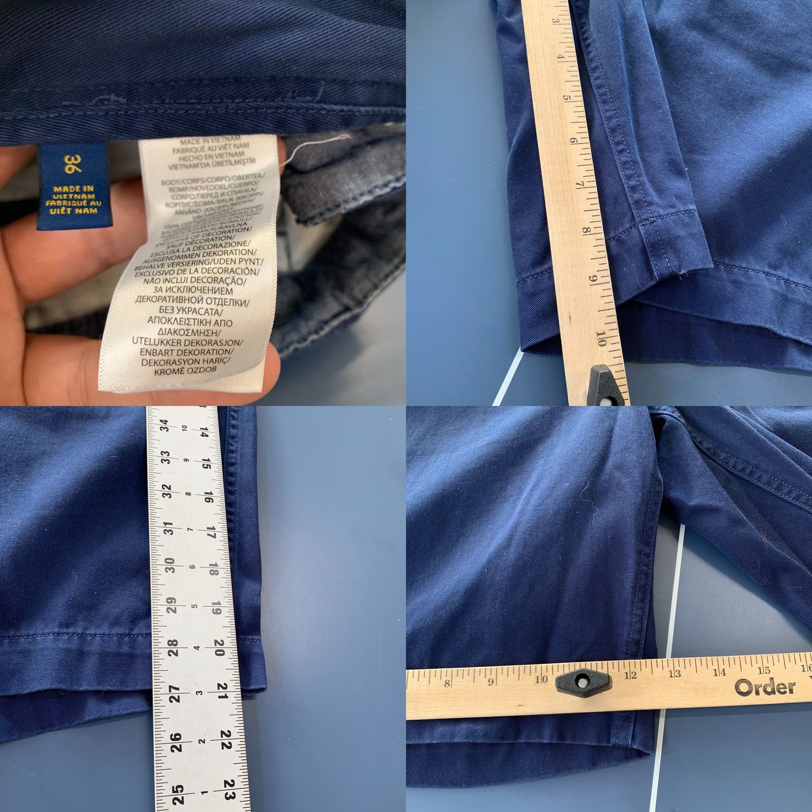Polo Ralph Lauren Polo Ralph Lauren Chino Shorts Mens Navy Blue Casual Size 35 Inseam 10 Size US S / EU 44-46 / 1 - 9 Thumbnail