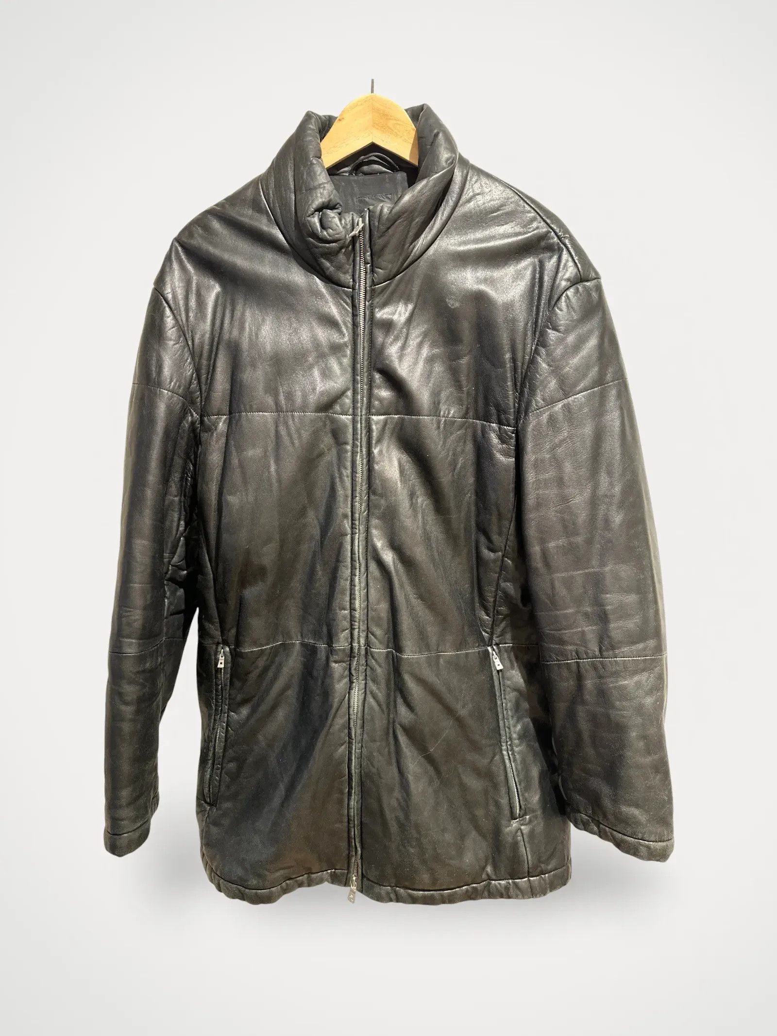 Hugo Boss Boss Leather Jacket Size US M / EU 48-50 / 2 - 1 Thumbnail