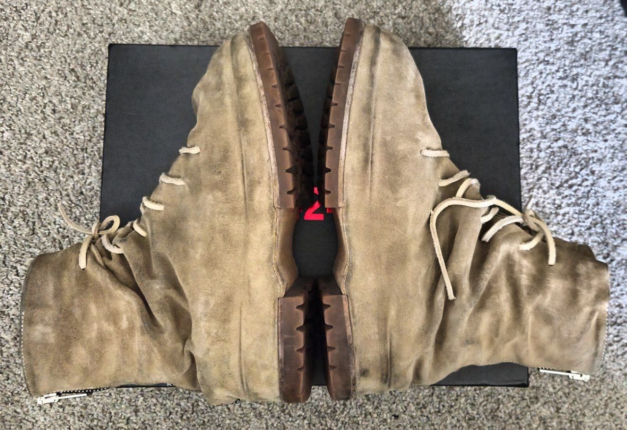 424 424 Marathon Laced Brown Suede Boots Size US 12 / EU 45 - 5 Thumbnail