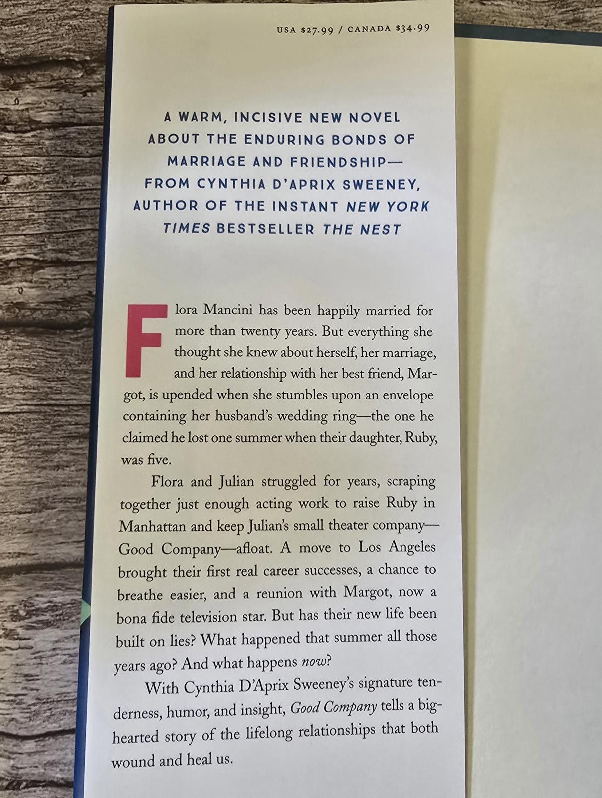 Designer Good Company by Cynthia D'Aprix Sweeney - A Heartfelt Novel Size ONE SIZE - 6 Thumbnail