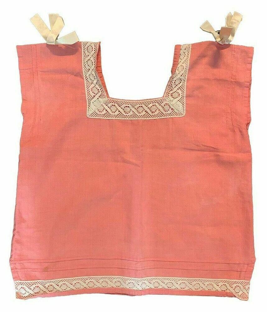 Designer Used Pink Hand Made Blouse L Size L / US 10 / IT 46 - 2 Thumbnail