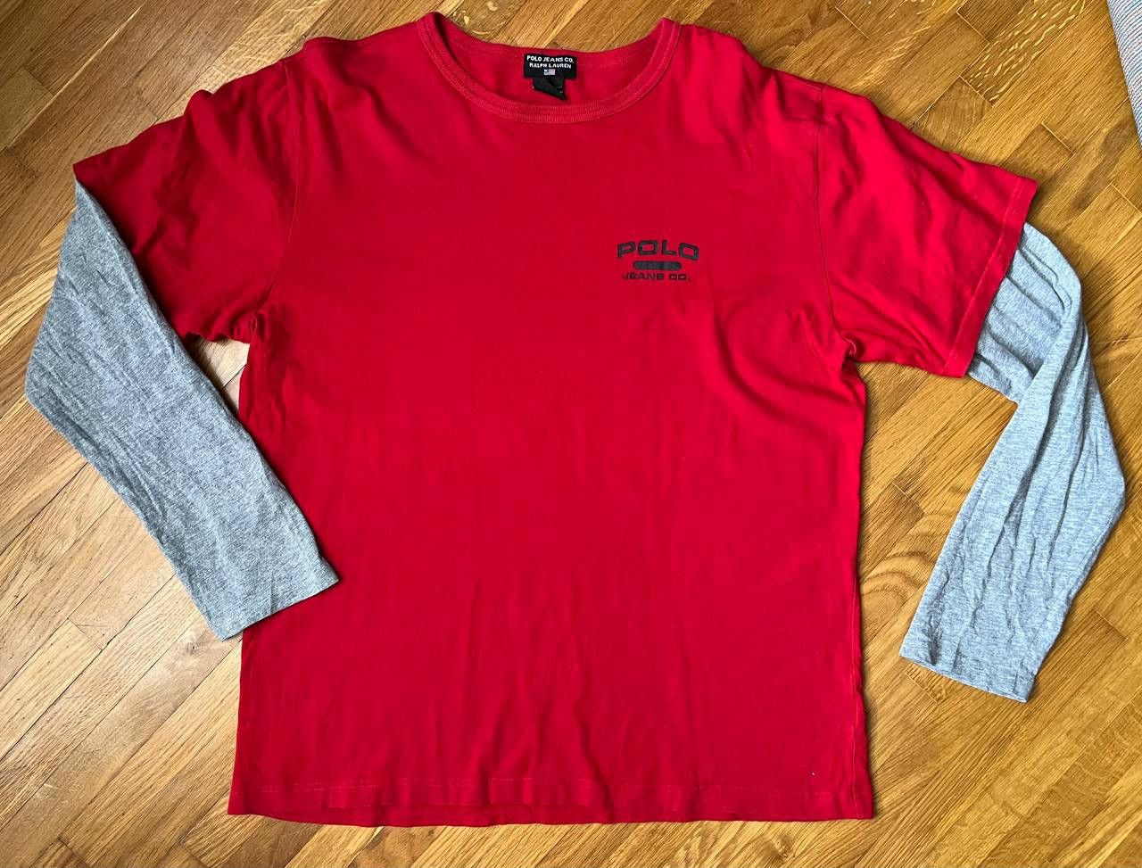 Ralph Lauren Y2K Polo Jeans Ralph Lauren long sleeve tee Size US L / EU 52-54 / 3 - 1 Thumbnail