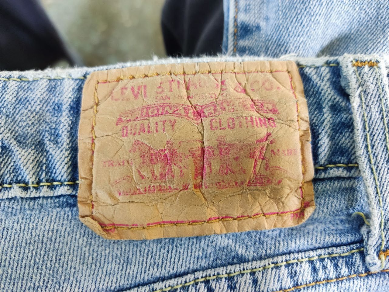Levi's vintage levis 515 superlow bootcut flare denim Size 35" - 3 Thumbnail