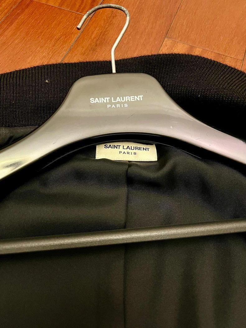 Saint Laurent Paris Saint Laurent Black Baseball Jacket-2506 Size US M / EU 48-50 / 2 - 5 Thumbnail