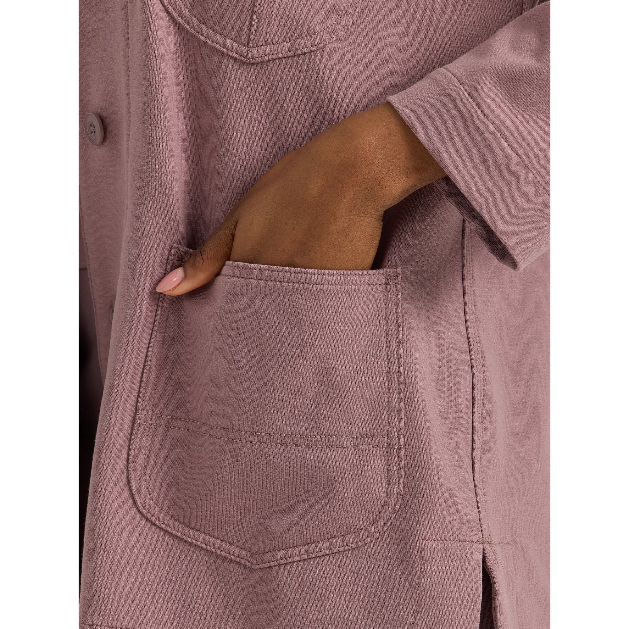 Lee Lee XL Dreamy Mauve Utility Jacket Button Front Chore Coat S Size XL / US 12-14 / IT 48-50 - 9 Thumbnail