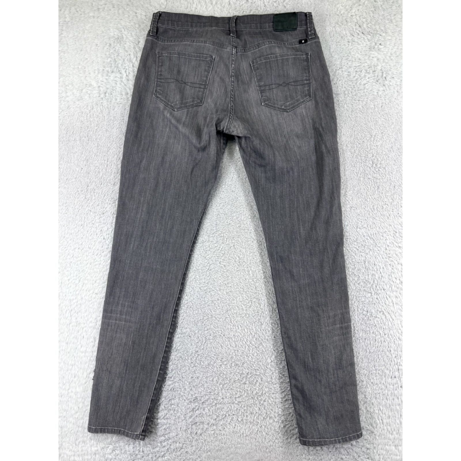 Lucky Brand Lucky Brand Jeans Womens 8 Gray Denim 5-Pocket Regular Slim Skinny Mid Rise Cotton Blend Size 30" / US 8 / IT 44 - 2 Thumbnail