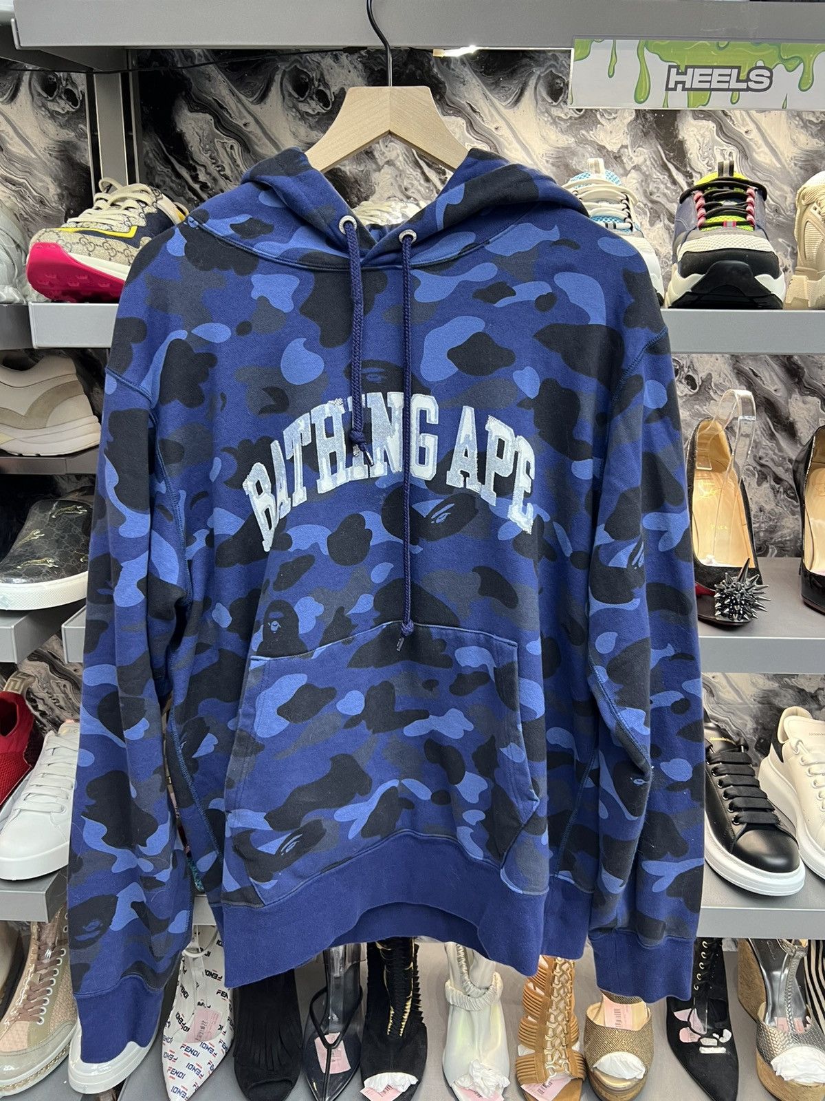 Bape Bathing Ape Pull Over Hoodie Size US XL / EU 56 / 4 - 1 Thumbnail