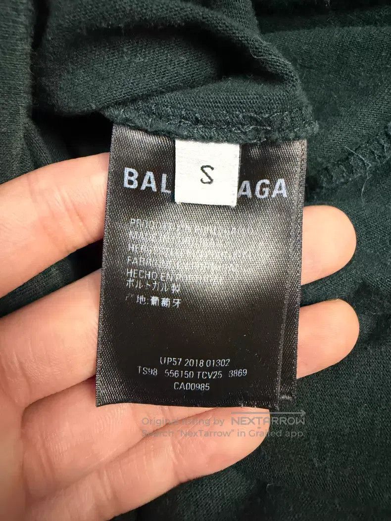 Balenciaga Balenciaga Letter Printed Crew Neck Casual Short Sleeve T- Size US S / EU 44-46 / 1 - 4 Thumbnail
