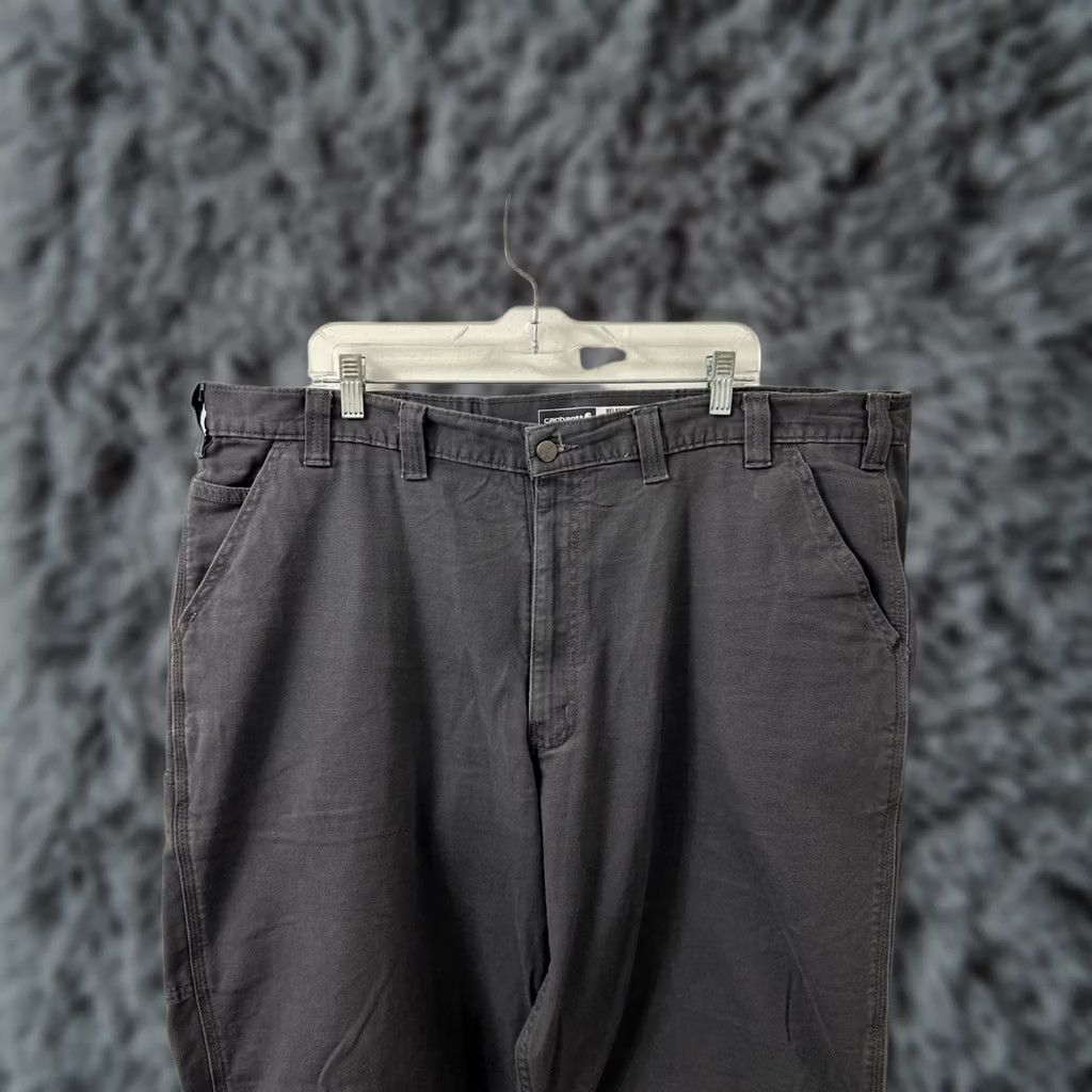 Carhartt Carhartt Work Pants Mens 44x30 Gray Rugged Flex Canvas Relaxed Fit BN2291-M Size US 44 / EU 60 - 1 Thumbnail