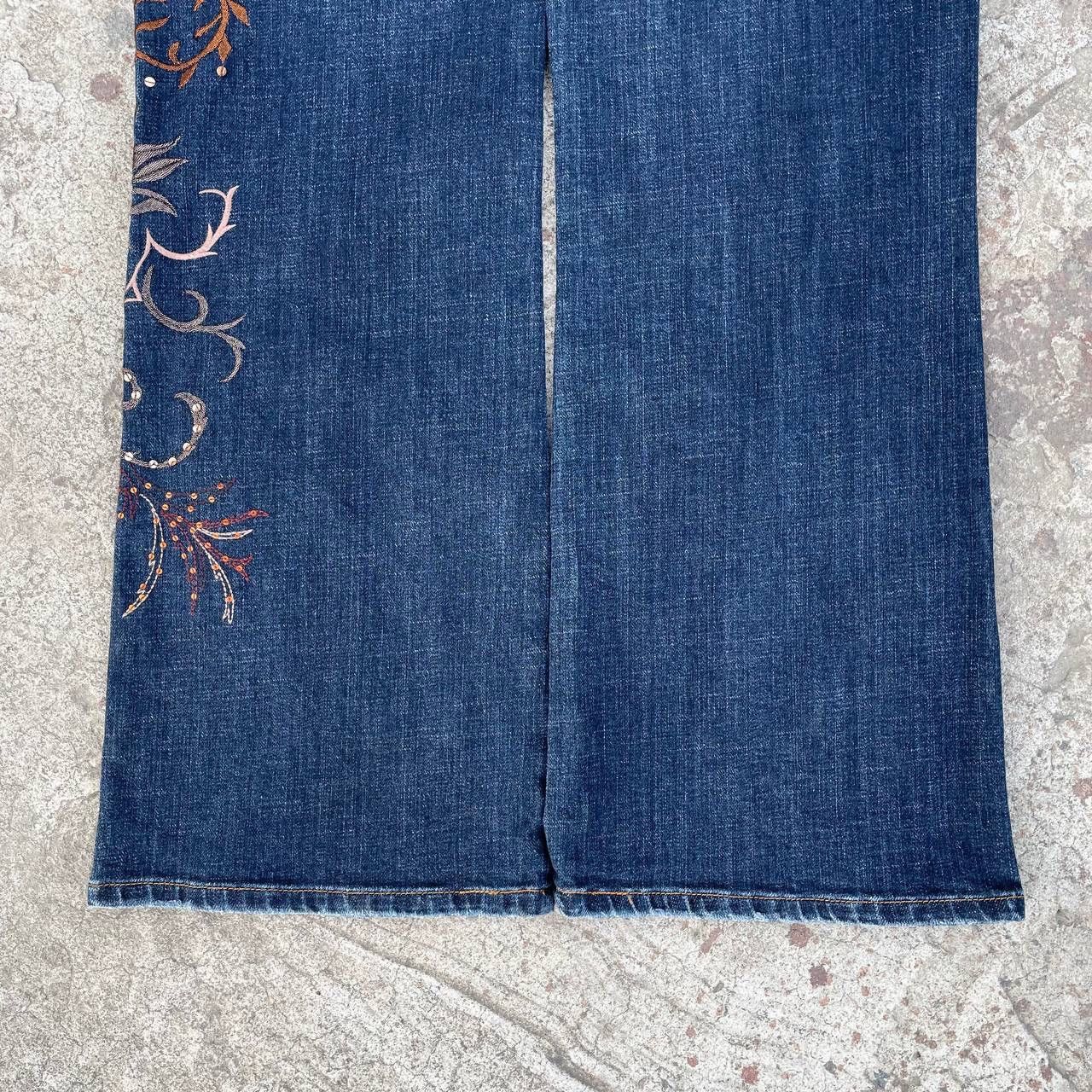 NEXT Vintage Japanese Style Next Petite Baggy Y2K 00s UsA Jeans Size 32" / US 10 / IT 46 - 8 Thumbnail