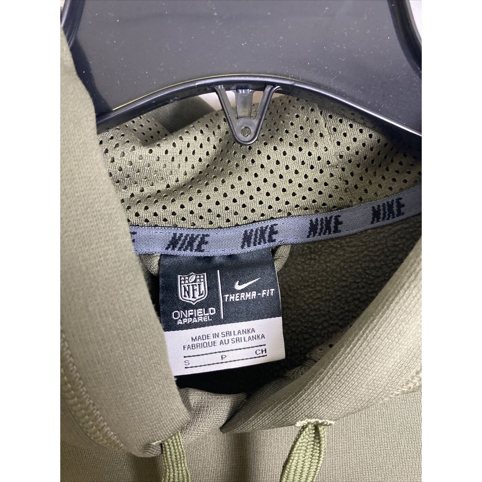 Nike New York Giants Hoodie Small Nike Salute Therma Fit Green Size US S / EU 44-46 / 1 - 3 Thumbnail