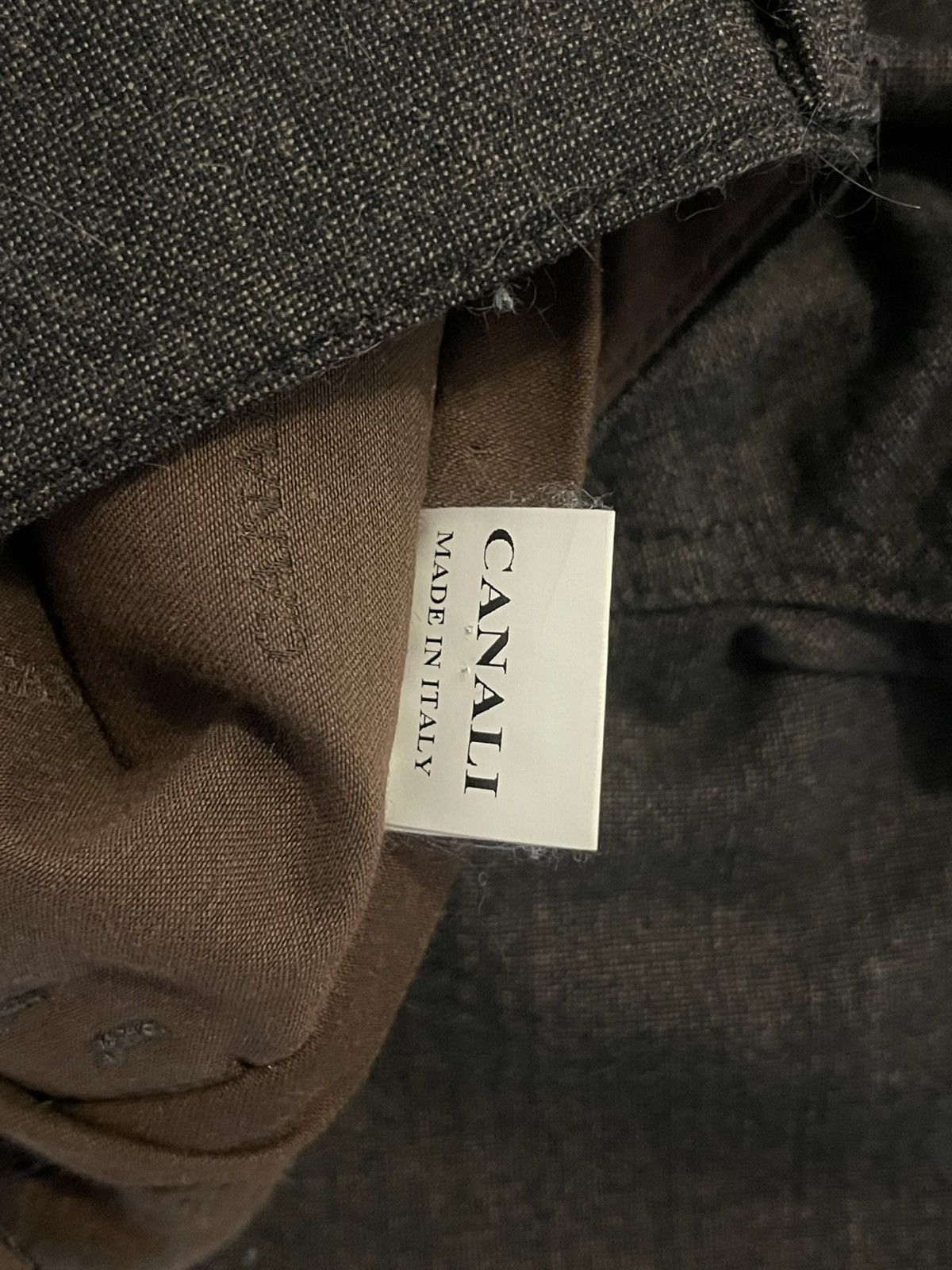 Canali Black Wool Canali Trousers Size US 36 / EU 52 - 7 Thumbnail