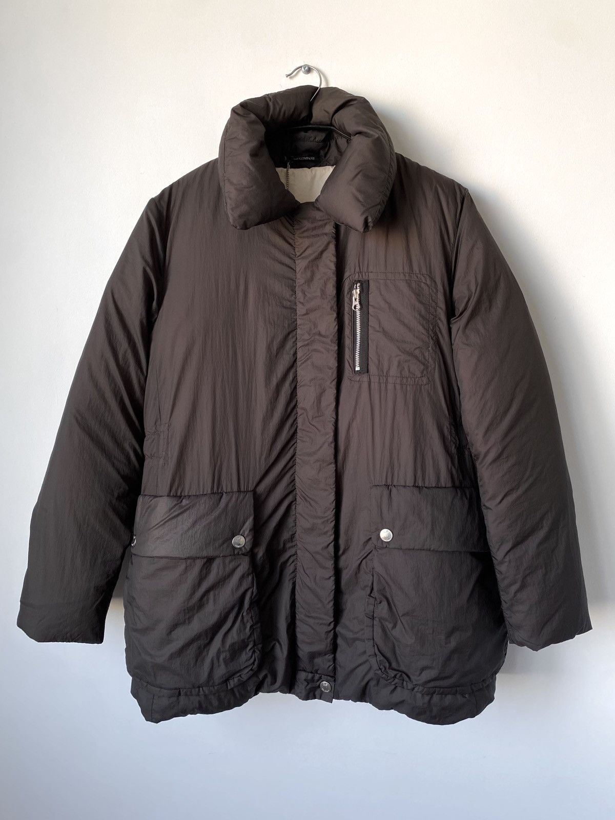 C.P. Company C.P. Company Goose Down Brown Puffer Coat Jacket Size US S / EU 44-46 / 1 - 1 Thumbnail