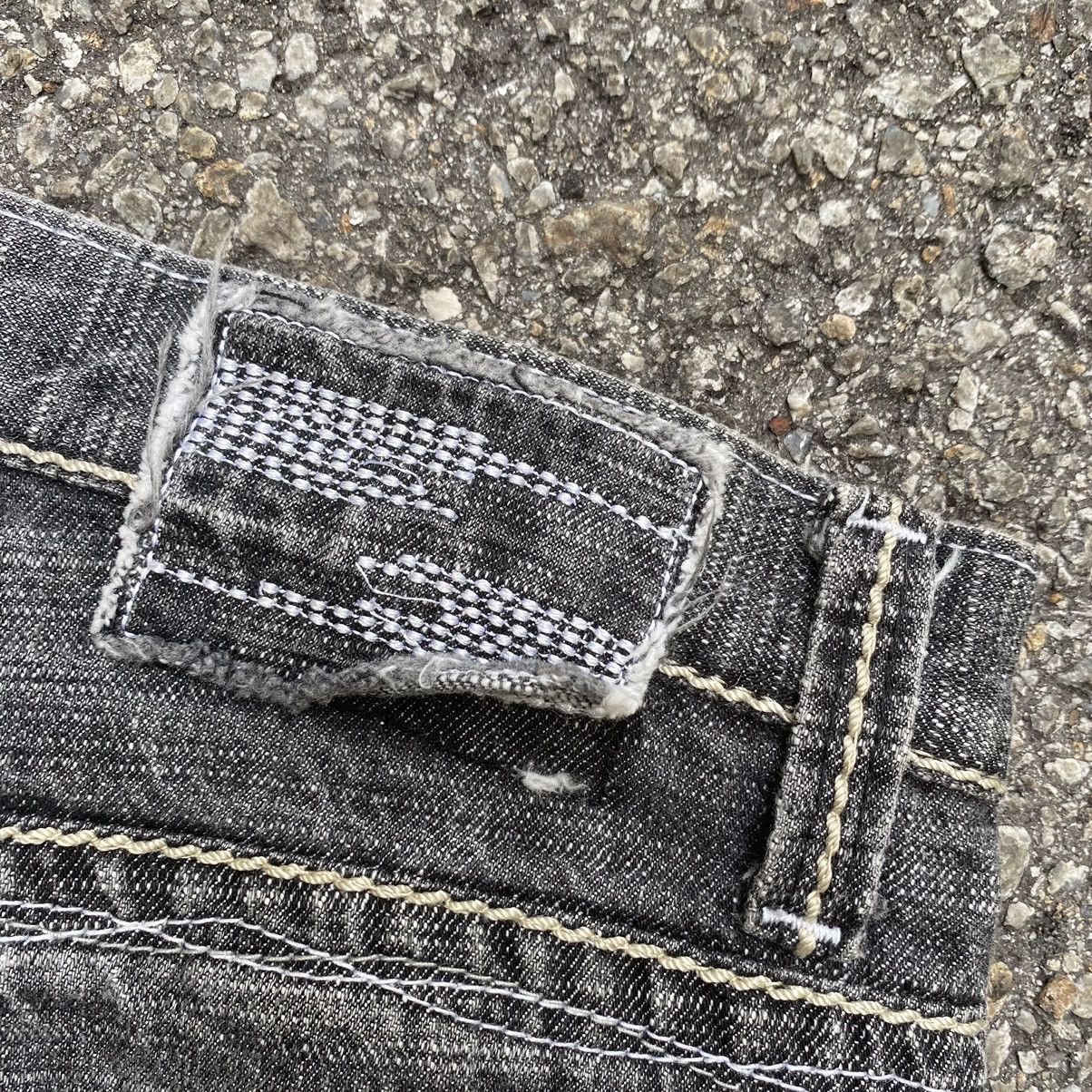 Southpole Y2K Baggy Jeans Royal Blue Faded Grey Denim Jnco Size US 34 / EU 50 - 10 Thumbnail