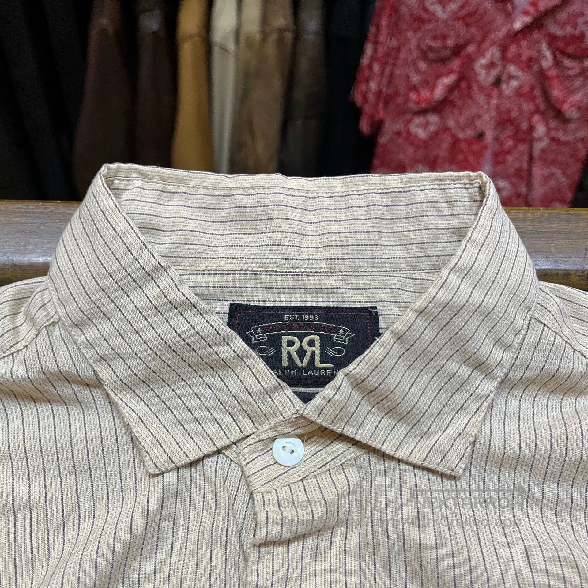 RRL Ralph Lauren RRL Double RL Striped Shirt. Size US M / EU 48-50 / 2 - 3 Thumbnail