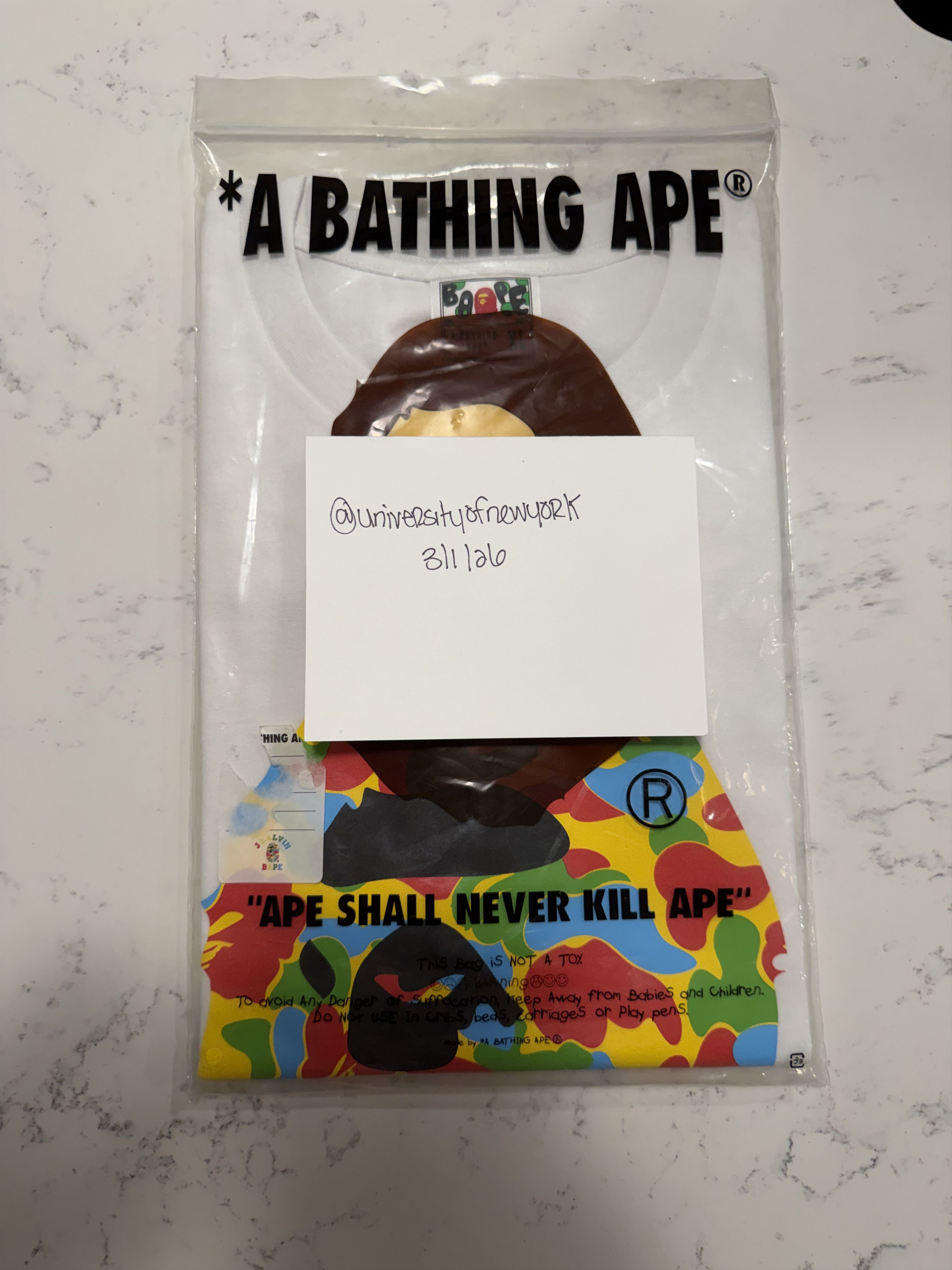 Bape BAPE x J Balvin FW19 Tee Size US XL / EU 56 / 4 - 4 Thumbnail