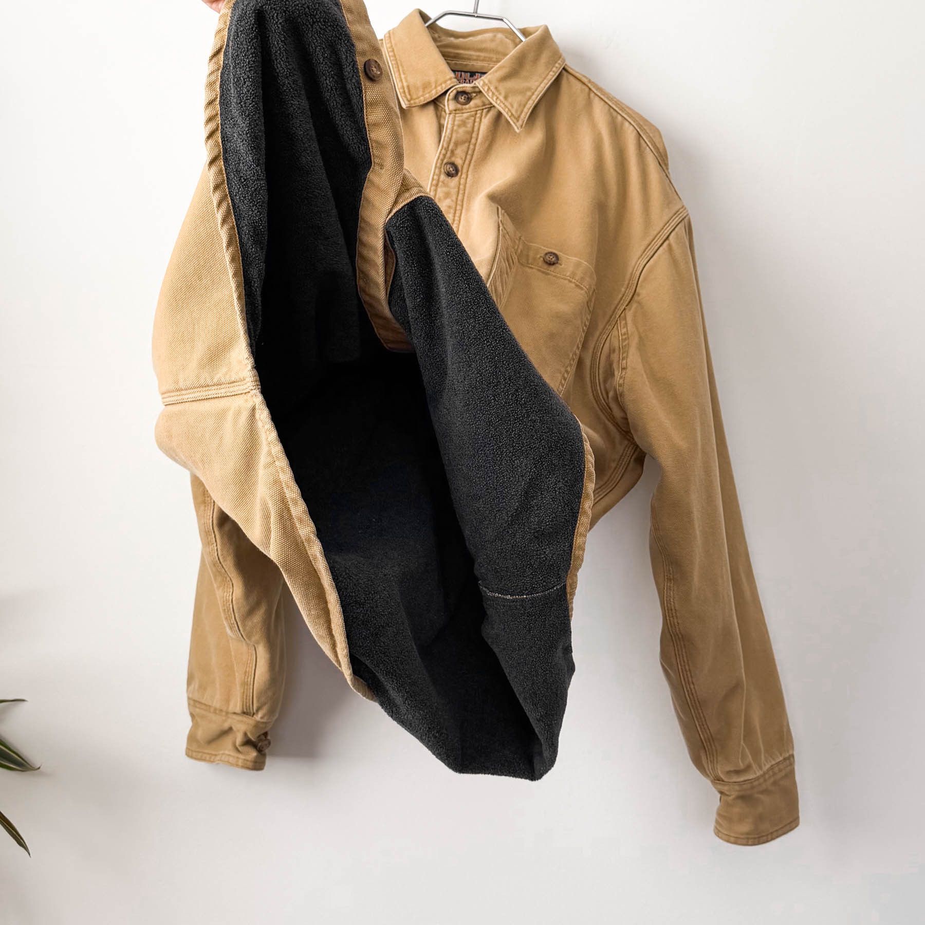 Duluth Trading Duck Canvas Blanket Lined Workwear Jacket