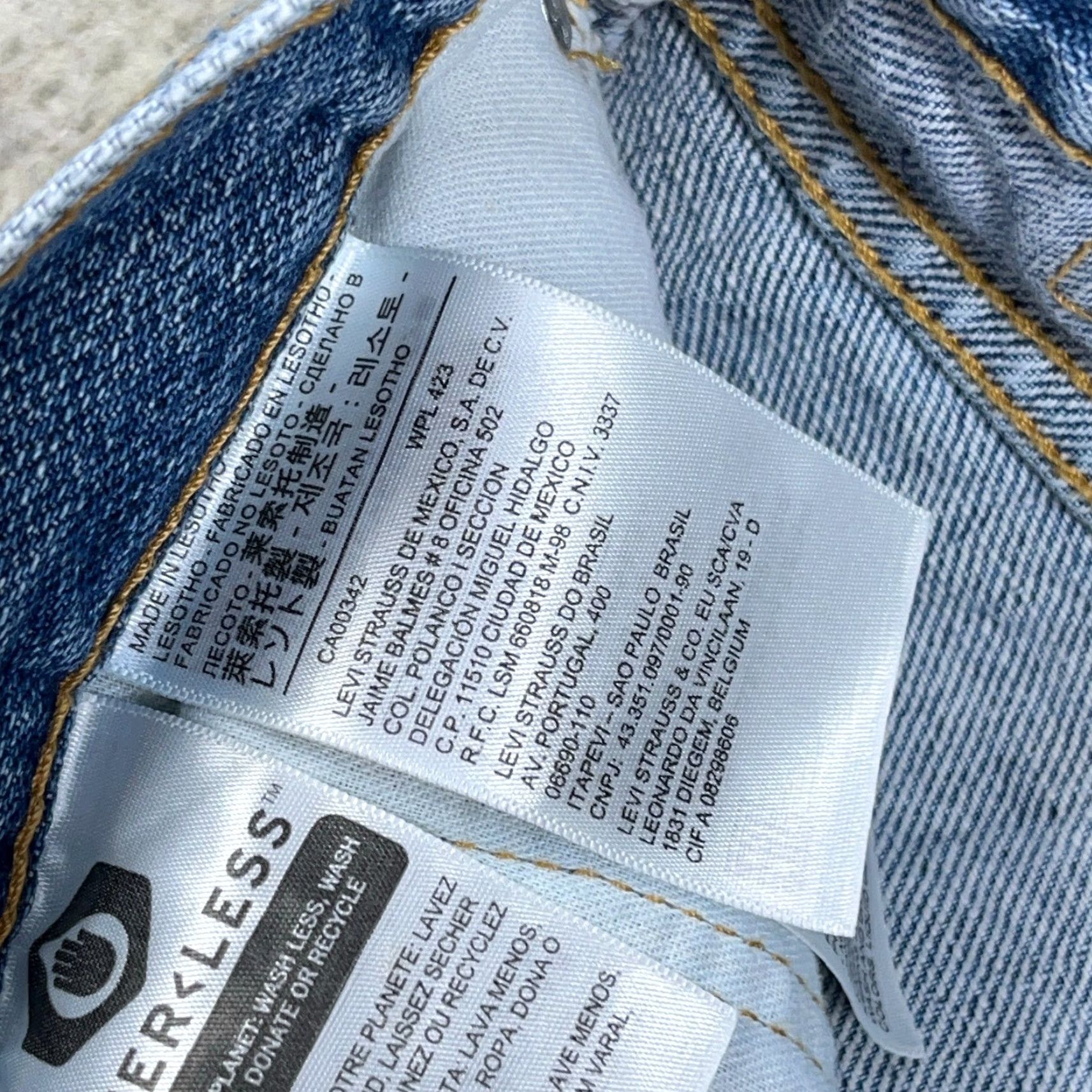 Levi's Levi's 550 Shorts Men 38 Relaxed Loose Fit Blue Denim Bermuda Jean Jorts Baggy Y2K 90s Hipster Retro Classic Logo Mens Size US 38 / EU 54 - 7 Thumbnail