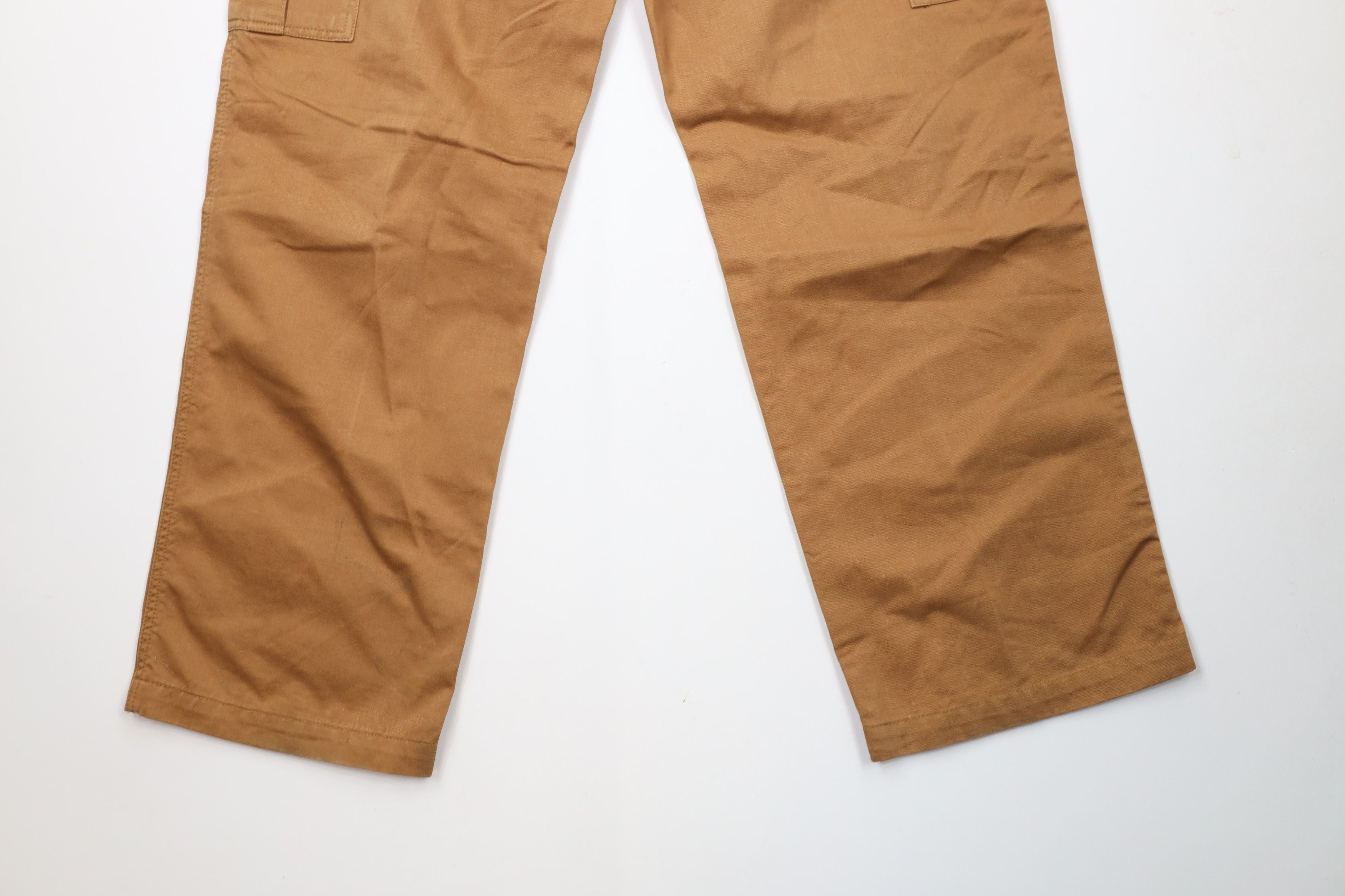 Sean John × Vintage Vintage 90s Y2K Sean John Baggy Wide Leg Cargo Pants Brown Size US 32 / EU 48 - 14 Thumbnail