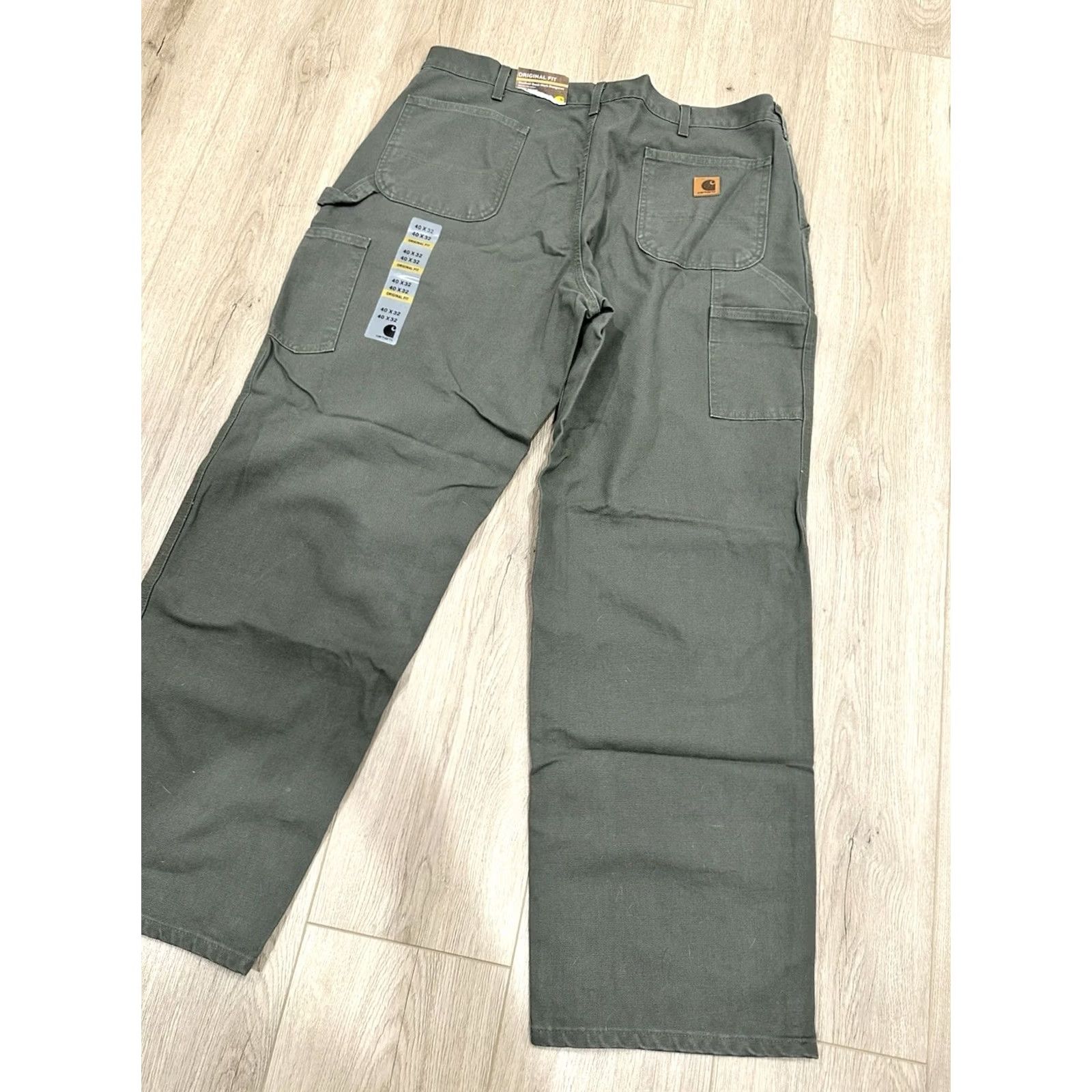 Carhartt Carhartt Men Pants 40x31 Washed Duck Work Dungaree Carpenter Canvas B11 MOS NWT Size US 40 / EU 56 - 2 Thumbnail