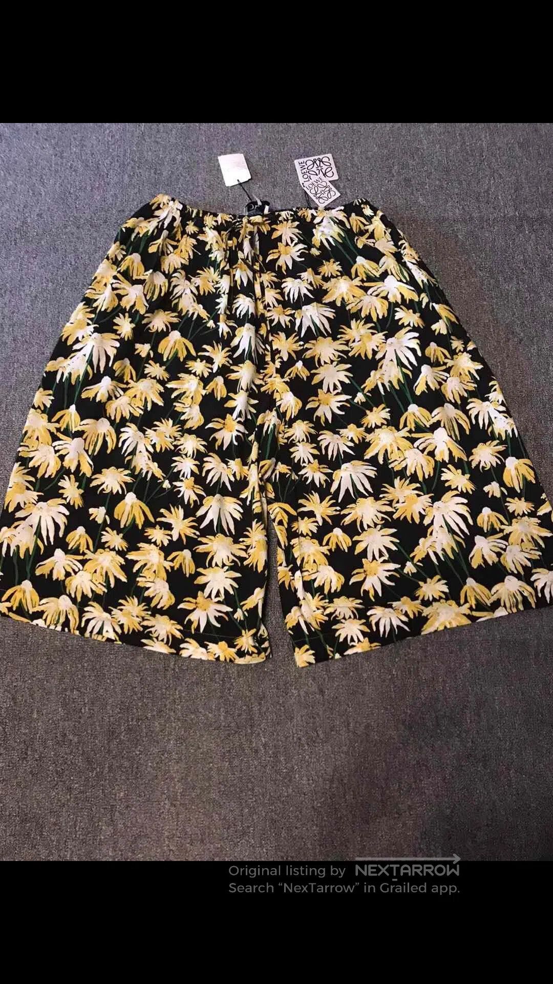Loewe Loewe Blue White Striped Daisy Shorts. Size 39" - 7 Thumbnail