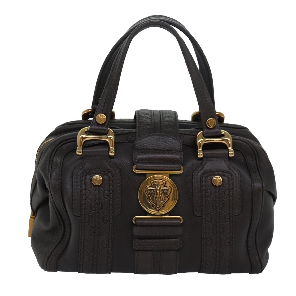 Gucci Aviatrix Grey Leather Handbag (Pre-Owned) Size ONE SIZE - 1 Thumbnail