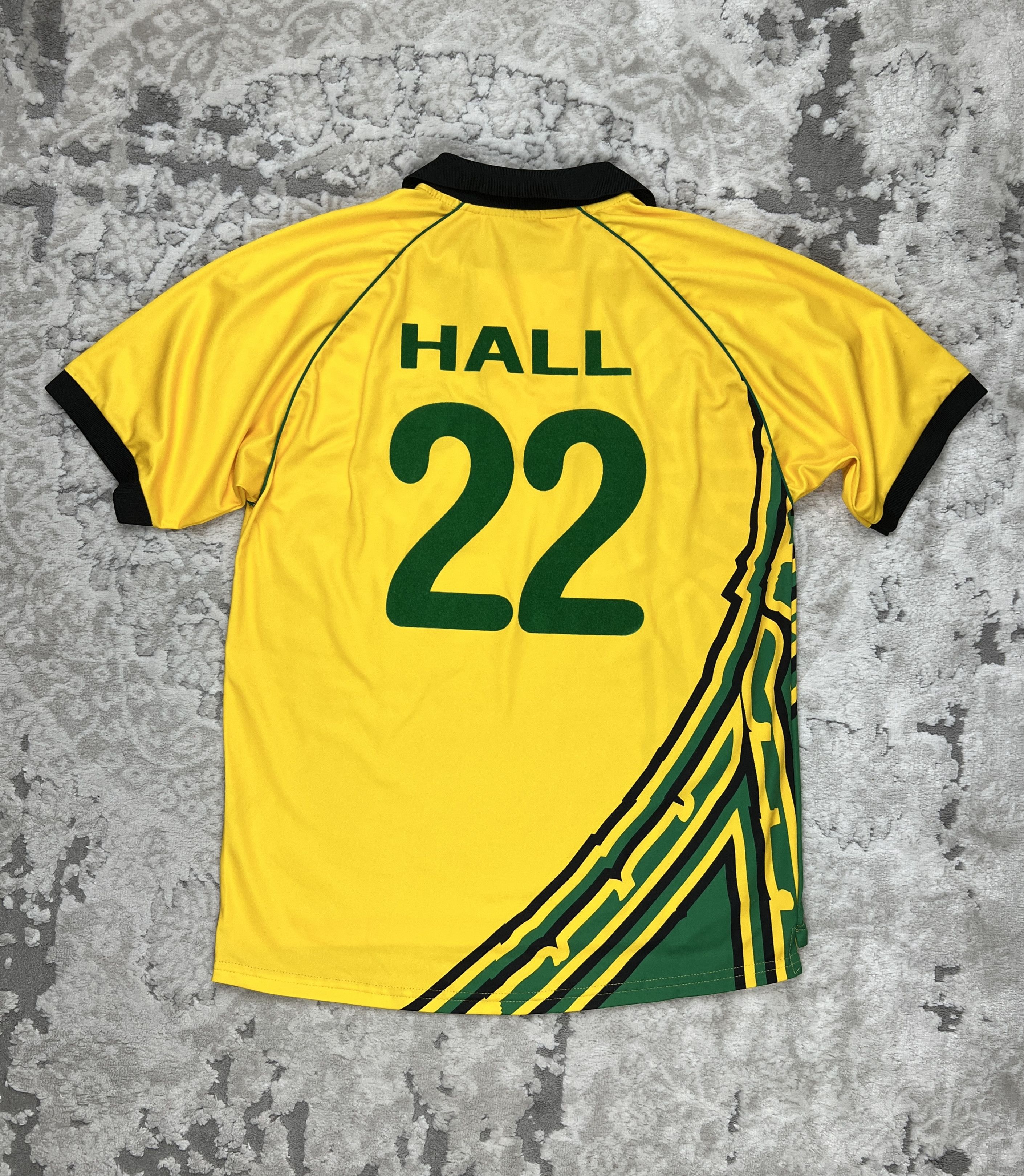 Kappa Vintage Jamaica Kappa Home Jersey 1998 World Cup "Hall 22" Size US L / EU 52-54 / 3 - 11 Thumbnail