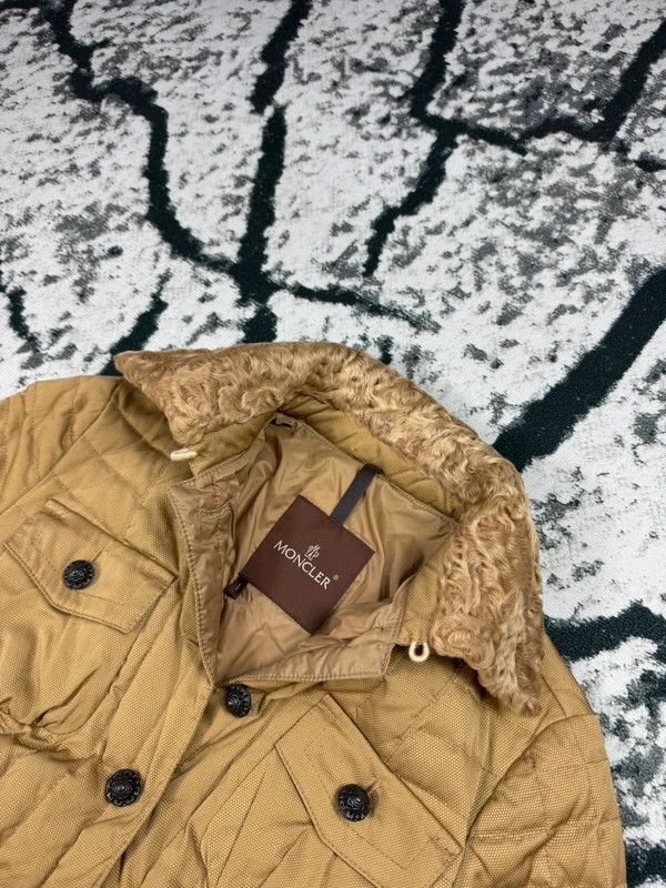 Moncler Vintage Moncler down bomber jacket beige S Size S / US 4 / IT 40 - 3 Thumbnail