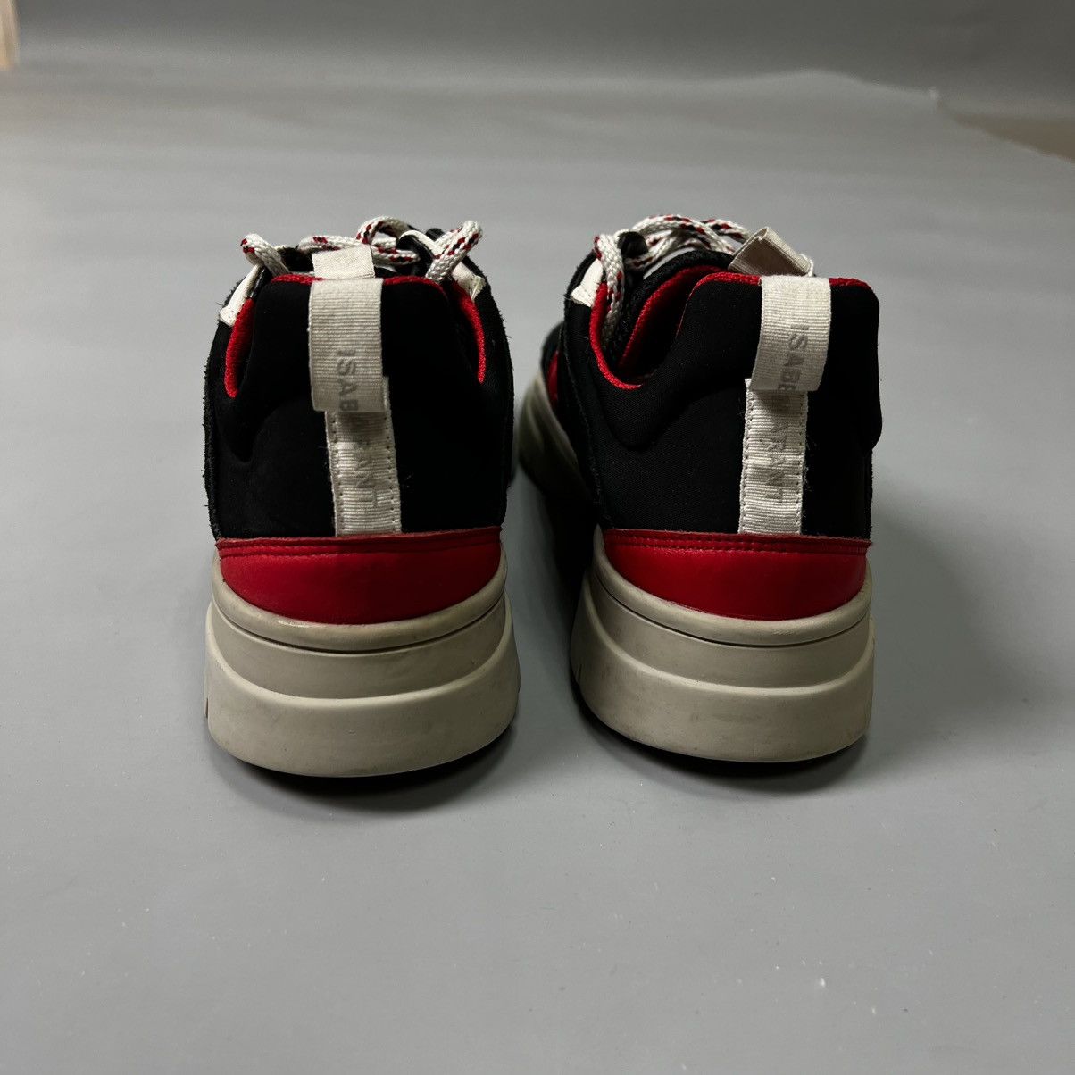 Isabel Marant Isabel Marant “Kindsay” sneakers Black Red Luxury Size US 8 / IT 38 - 6 Thumbnail