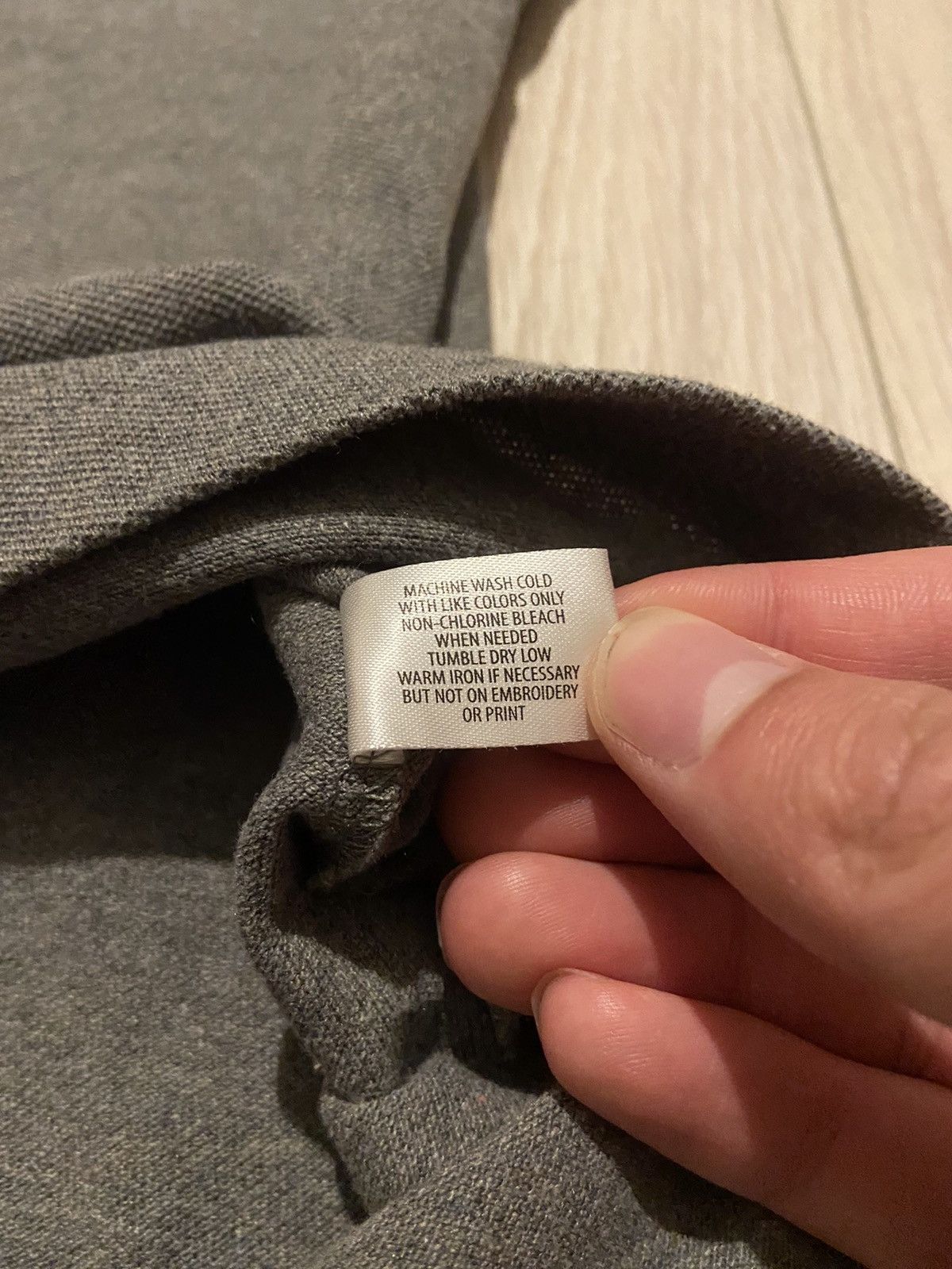 Ralph Lauren U.S. Polo Assn. basic gray polo tee Size US S / EU 44-46 / 1 - 7 Thumbnail