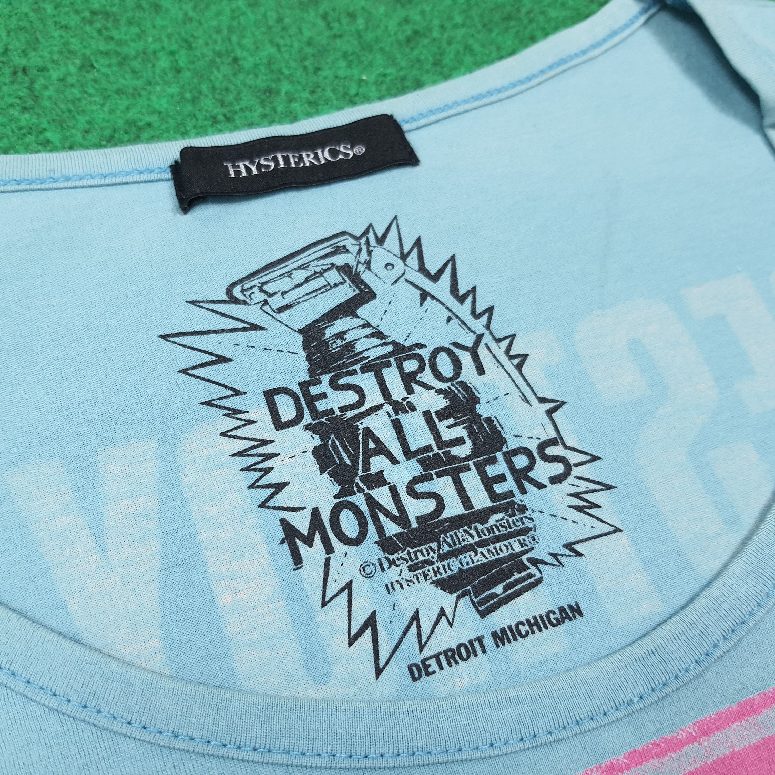 Hysteric Glamour Vintage Hysteric Glamour x Destroy All Monsters Tee C285N49 Size XL / US 12-14 / IT 48-50 - 7 Thumbnail