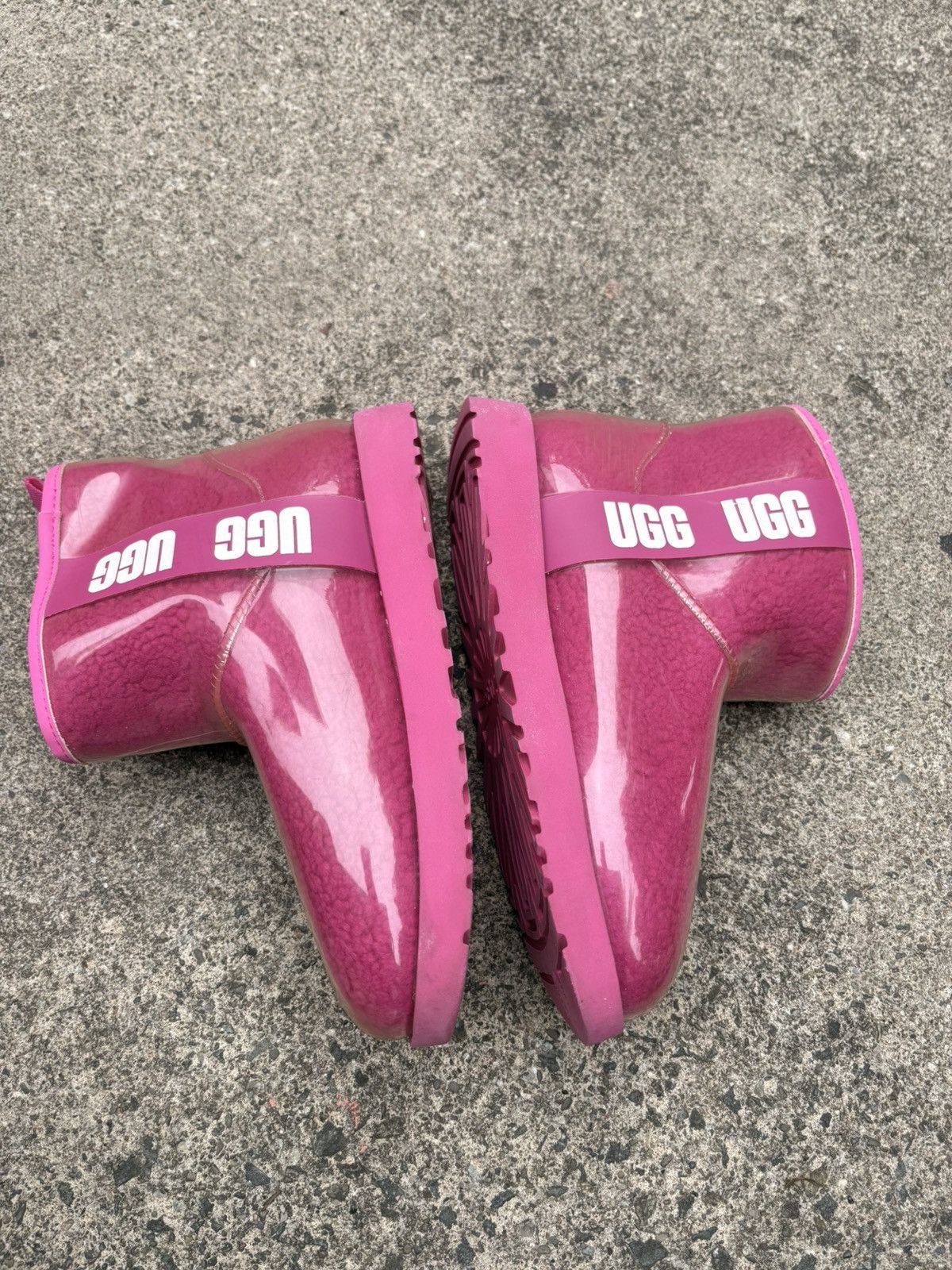 Ugg UGG Classic Clear Mini Boot — Women’s 7 — Hot Pink / Taffy Size US 7 / IT 37 - 2 Thumbnail