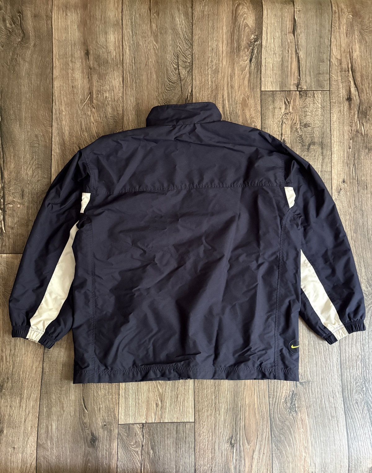 Nike Vintage Nike 90s Navy White Light Track Jacket / Windbreaker Size US M / EU 48-50 / 2 - 11 Thumbnail