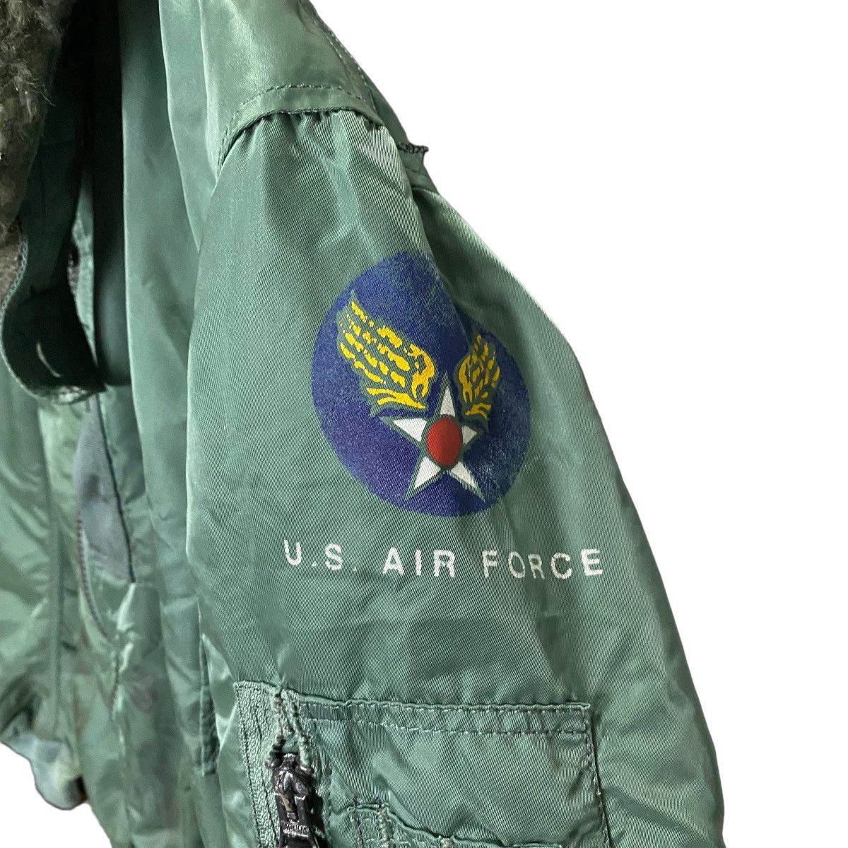 Alpha Industries type B15D distressed bomber jacket