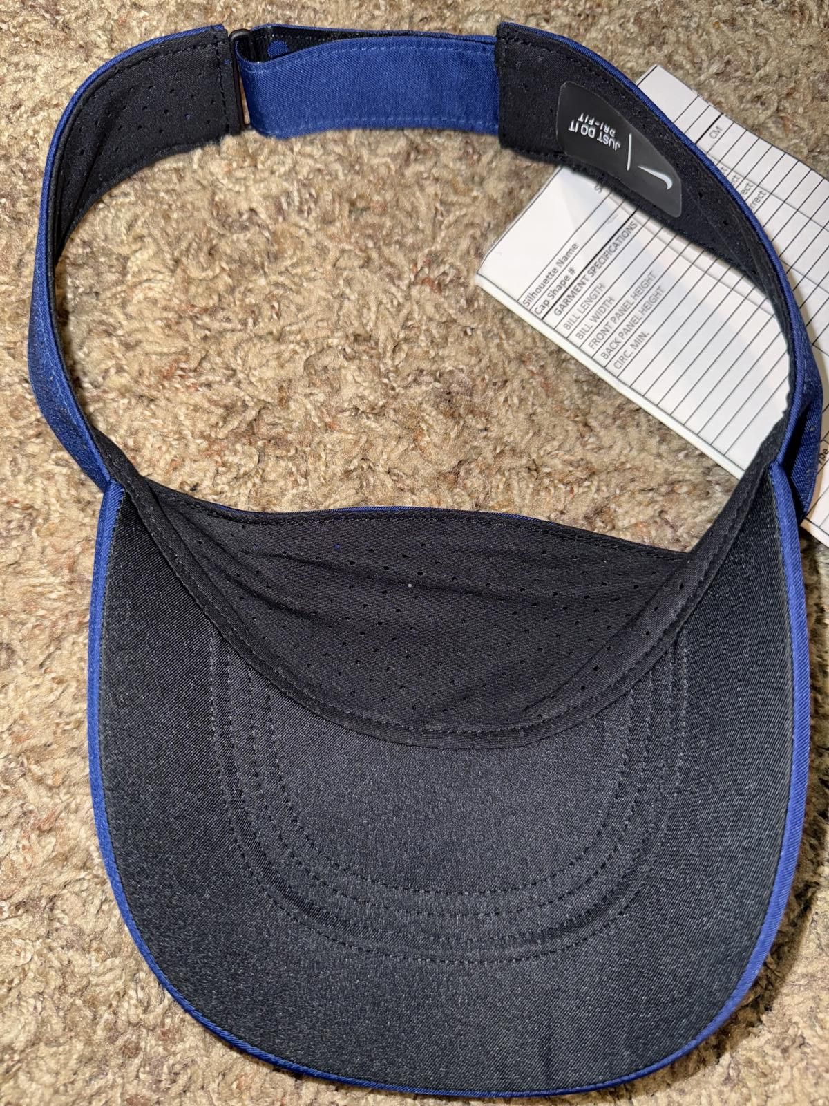 Nike Nike Adult Unisex Aerobill Bank Of America Chicago Running Visor Sample Size ONE SIZE - 8 Thumbnail