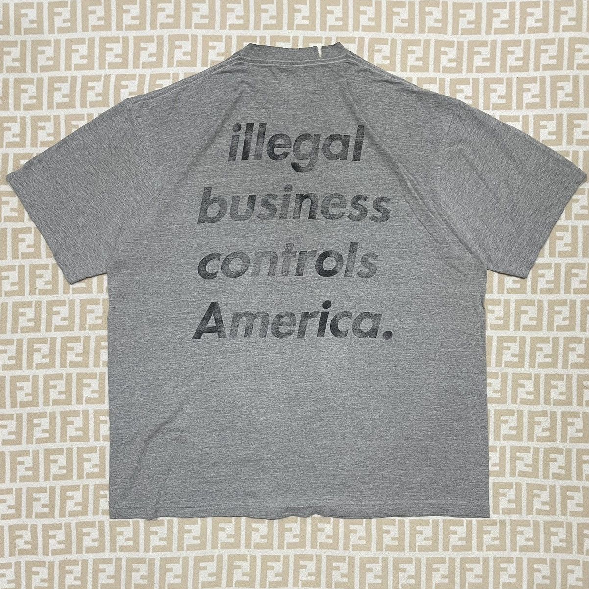 Supreme Supreme Illegal Business Control Tee Size US XL / EU 56 / 4 - 3 Thumbnail