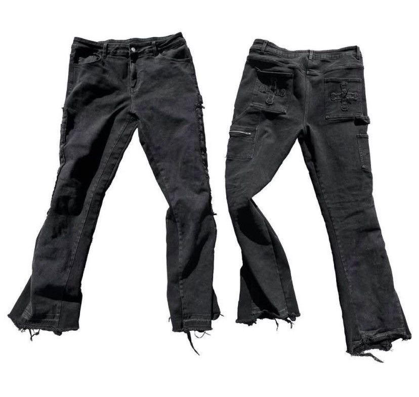 Other CRISIS Black denim Size US 35 - 1 Thumbnail