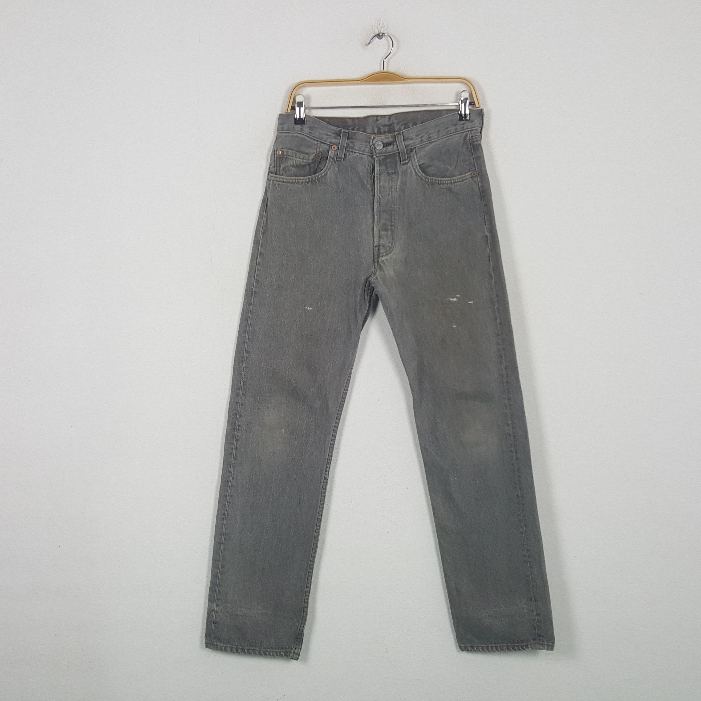 Levi's Vintage 90's Levi's 501 Regular Style Denim Jeans RR10 Size US 30 / EU 46 - 1 Thumbnail