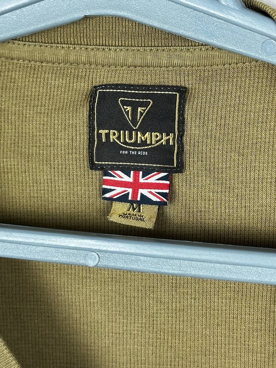 Vintage Triumph Motorcycle Khaki Waffle Long Sleeve T Shirt Size US M / EU 48-50 / 2 - 5 Thumbnail