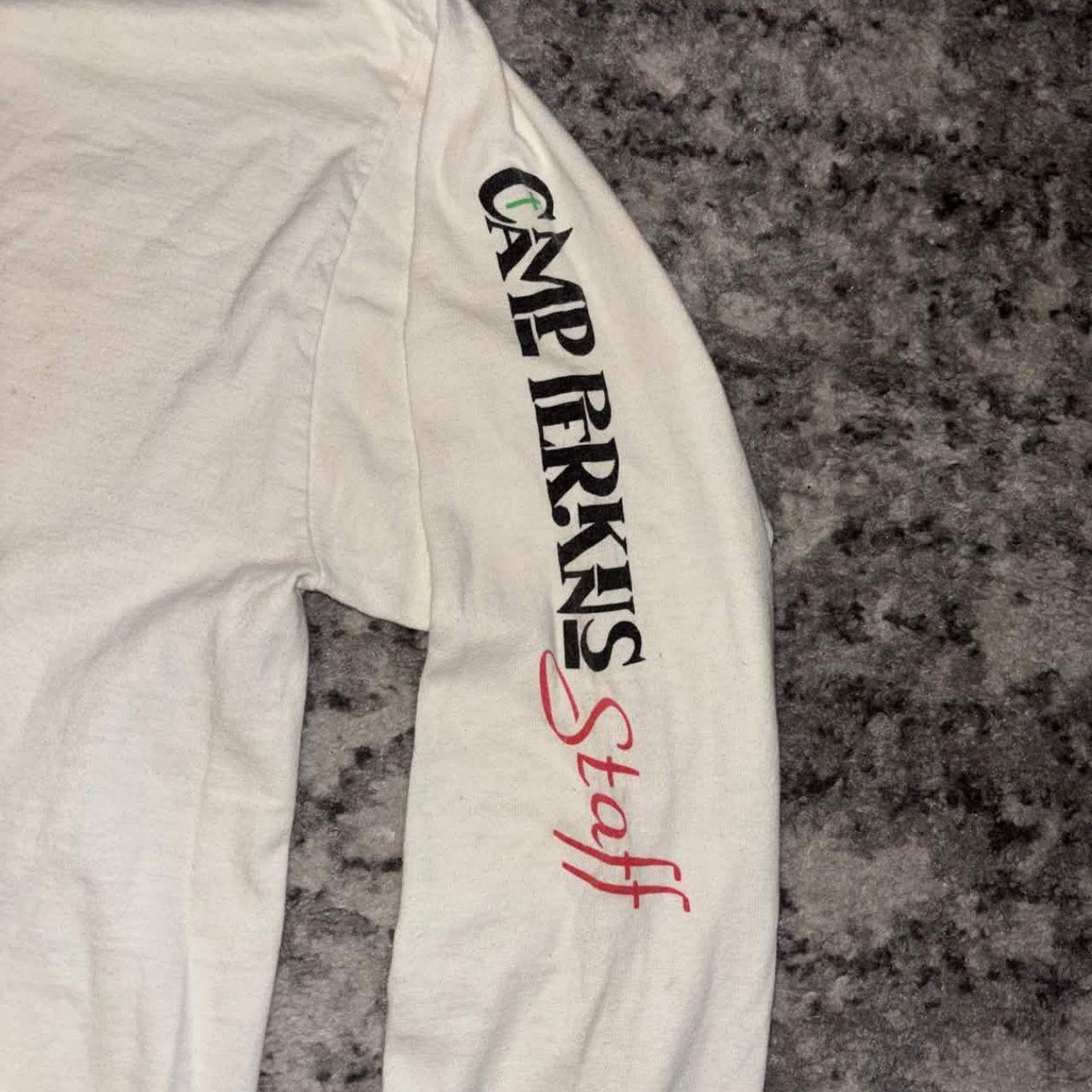 Vintage Vintage 90s Christian Camp Perkins Staff Henley Shirt Size US XL / EU 56 / 4 - 5 Thumbnail