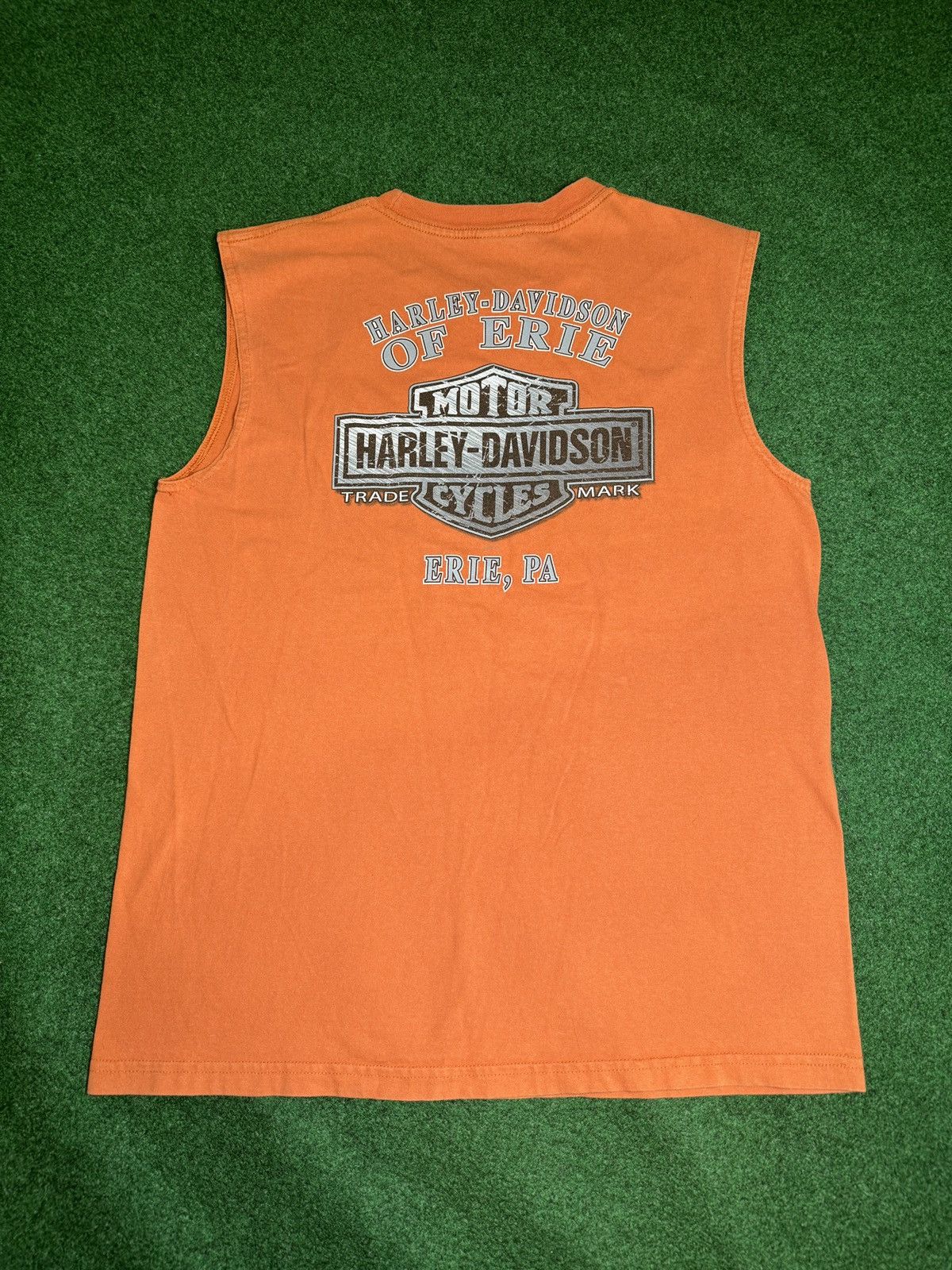 Harley Davidson Y2K Harley Davidson Mens Large USA Made Erie Pa Tank Top Size US L / EU 52-54 / 3 - 4 Thumbnail