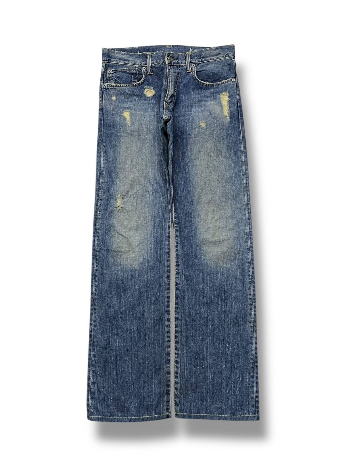 Edwin Vintage Edwin 503R Japan - Faded Wash, Distressed Denim Size US 34 / EU 50 - 2 Thumbnail