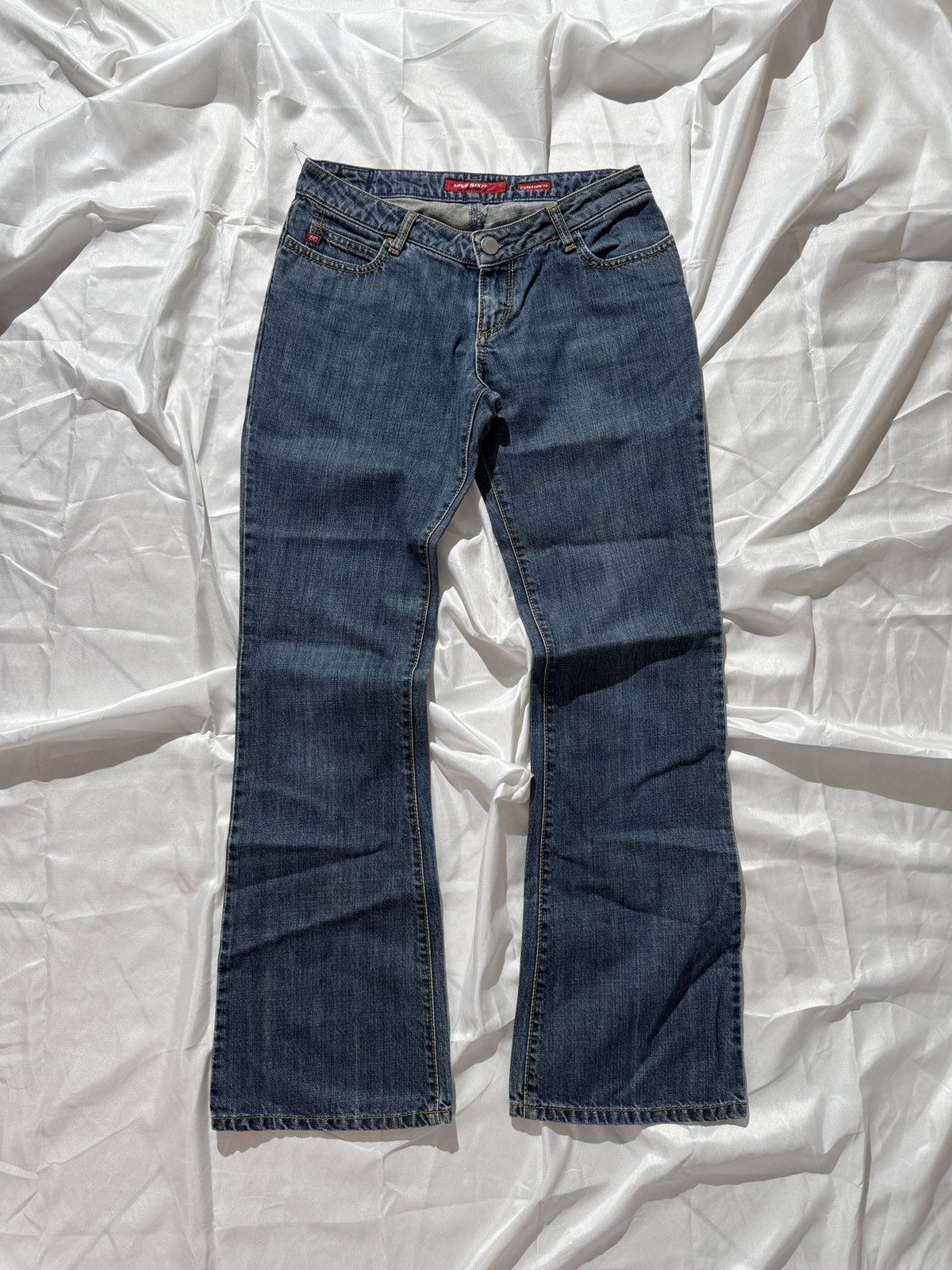 Miss Sixty Miss Sixty Y2K Low Rise Flared Jeans Size 29" - 3 Thumbnail