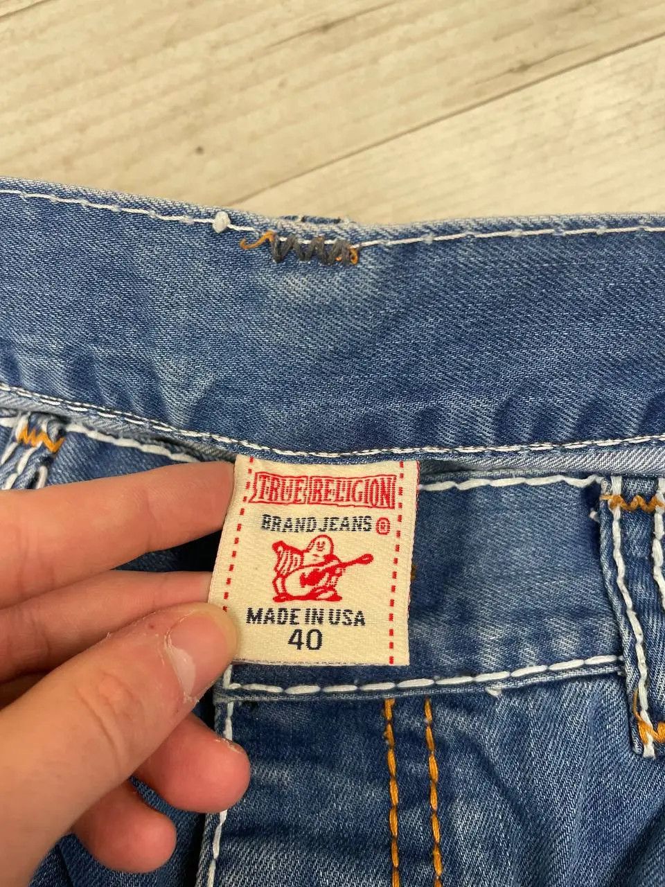 True Religion Vintage True Religion Billy Super Big T Baggy Denim Jeans Size US 40 / EU 56 - 9 Thumbnail
