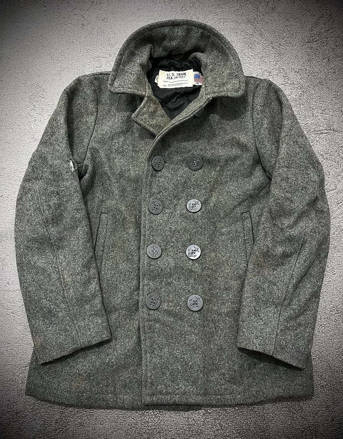 Vintage Vintage Schott USN 740 Wool Jacket Size US M / EU 48-50 / 2 - 1 Thumbnail