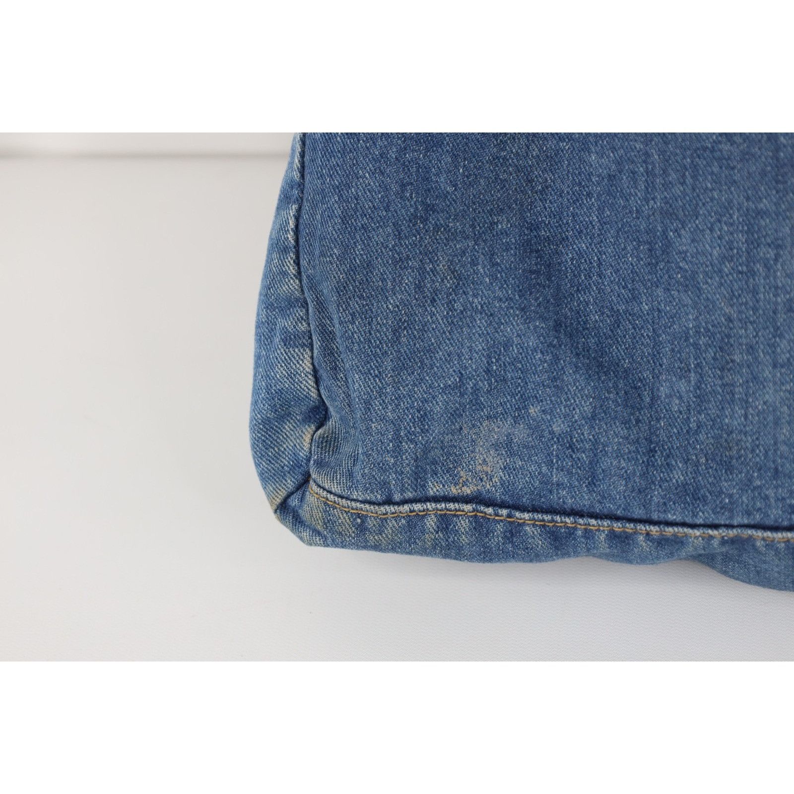 Vintage Vintage 90s Babydoll Streetwear Denim Jean Handled Purse Bag Size ONE SIZE - 5 Thumbnail