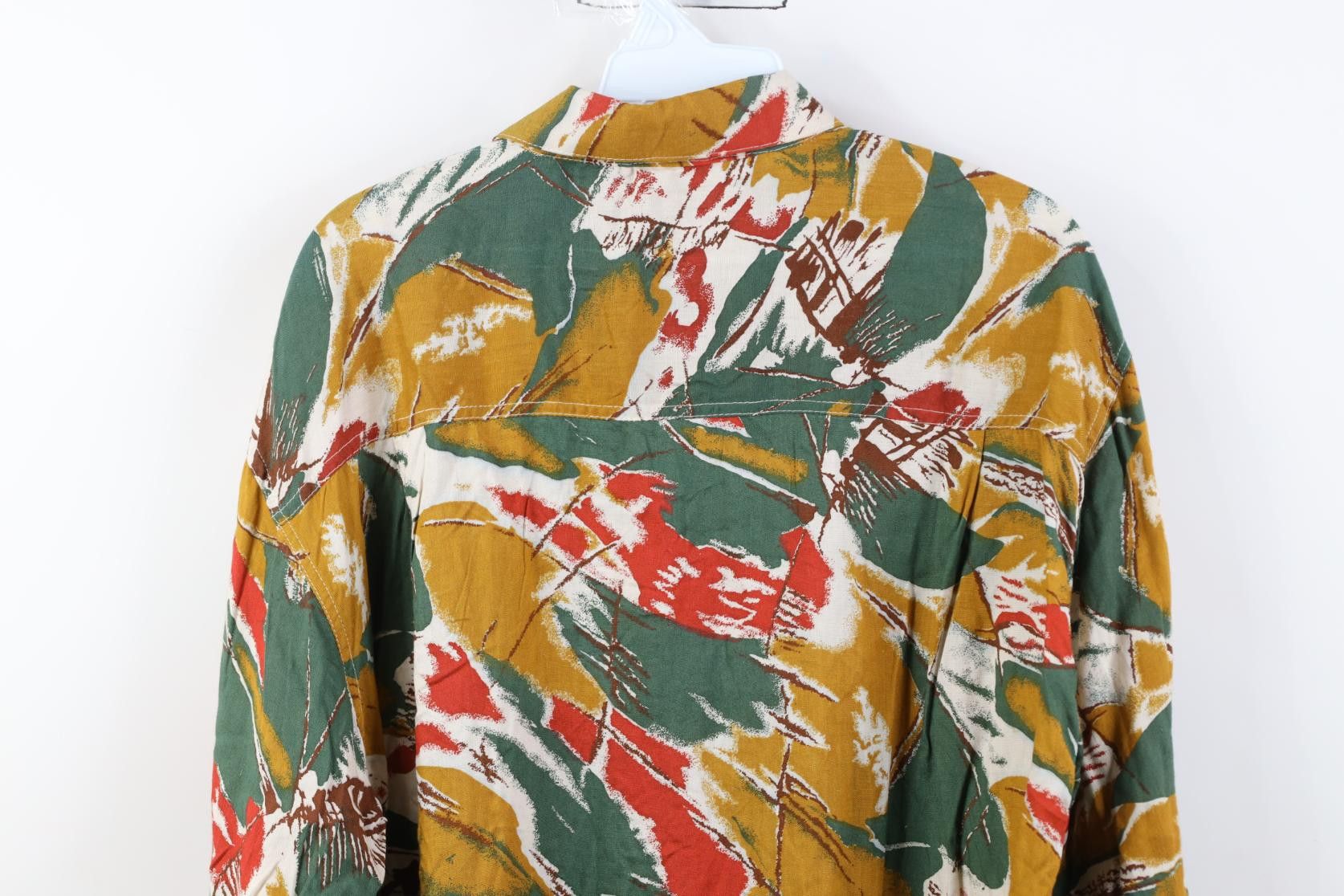 Vintage Deadstock Vintage 90s Streetwear Gabardine Button Shirt Size US L / EU 52-54 / 3 - 11 Thumbnail